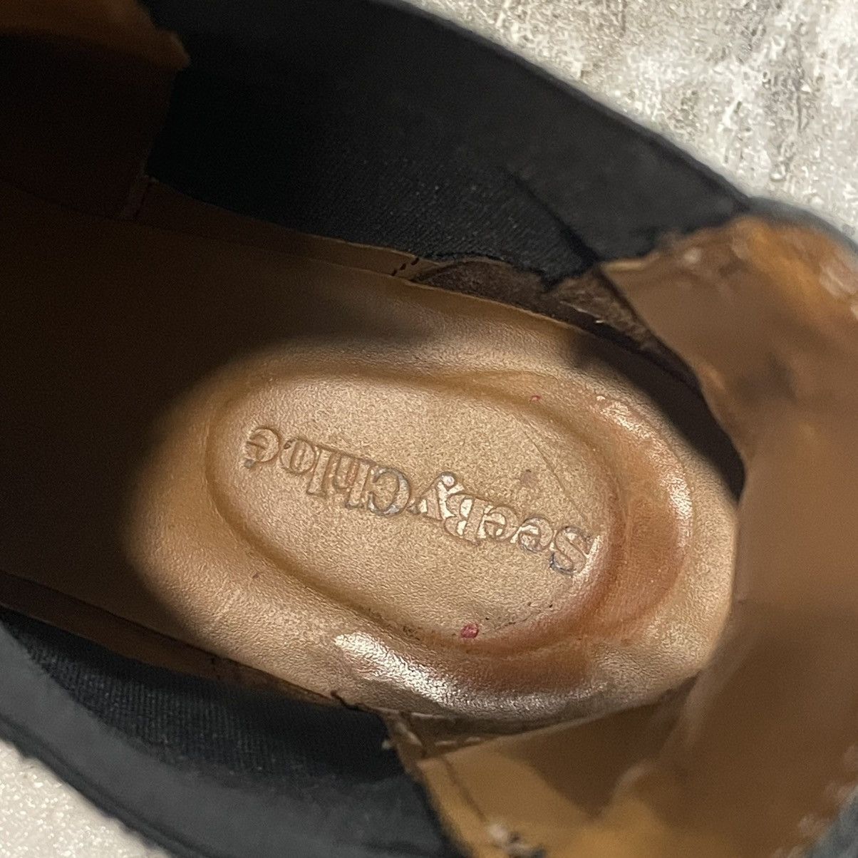 Chloe × See by Chloe 38 SEE BY CHLOE LEATHER HEELS SHOES BOOTS platform high old Size US 8 / IT 38 - 4 Thumbnail