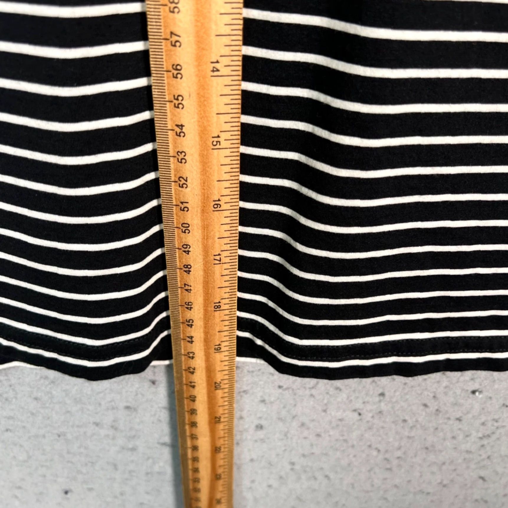 J.Crew J. Crew Womens Size Medium Tank Top Black & White Striped Pima Cotton Tank Top Size M / US 6-8 / IT 42-44 - 5 Thumbnail
