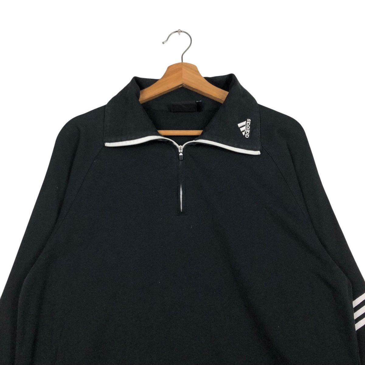 Adidas 📌Rich Black Vintage Chore Zipper Jacket Adidas Size US M / EU 48-50 / 2 - 5 Thumbnail