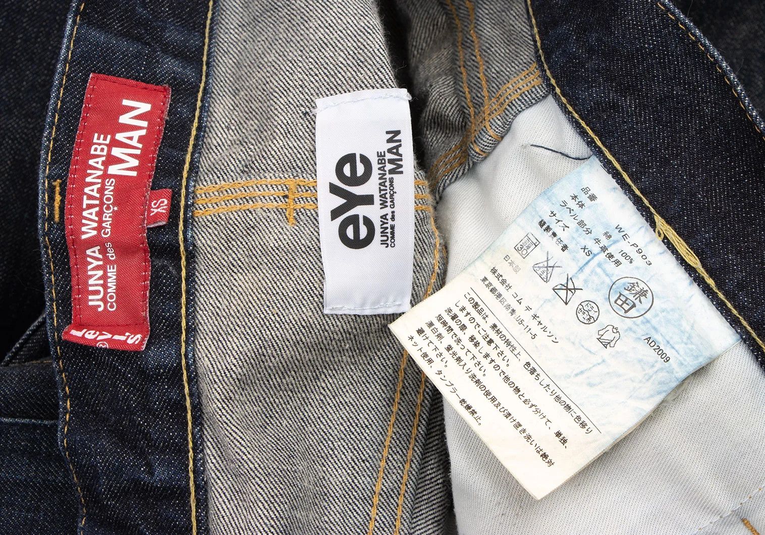 Junya Watanabe Indigo Denim Half Shorts Size XS in Good Condition Size US 26 / EU 42 - 19 Thumbnail