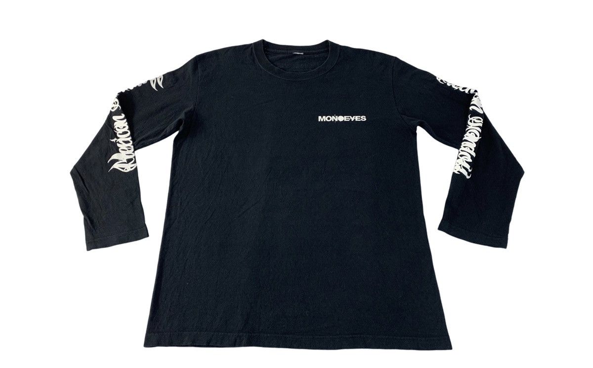 Monoeyes Mexican Standoff Sidetape Gothic Font Logo Tee