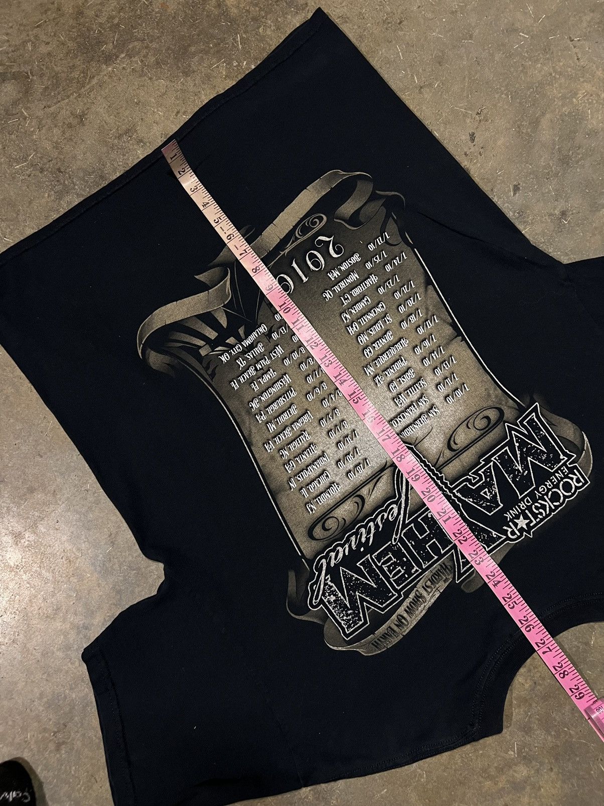 Affliction Sick Y2K Rockstar energy Mayhem 2010 Festival T Shirt Size US L / EU 52-54 / 3 - 6 Thumbnail