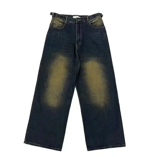 Japanese Brand Kahori x Mint Retro heavy duty washed wide leg jeans Size US 34 / EU 50 - 5 Thumbnail