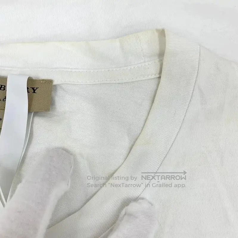 Burberry Burberry White Cotton Men's T. Size US S / EU 44-46 / 1 - 9 Thumbnail