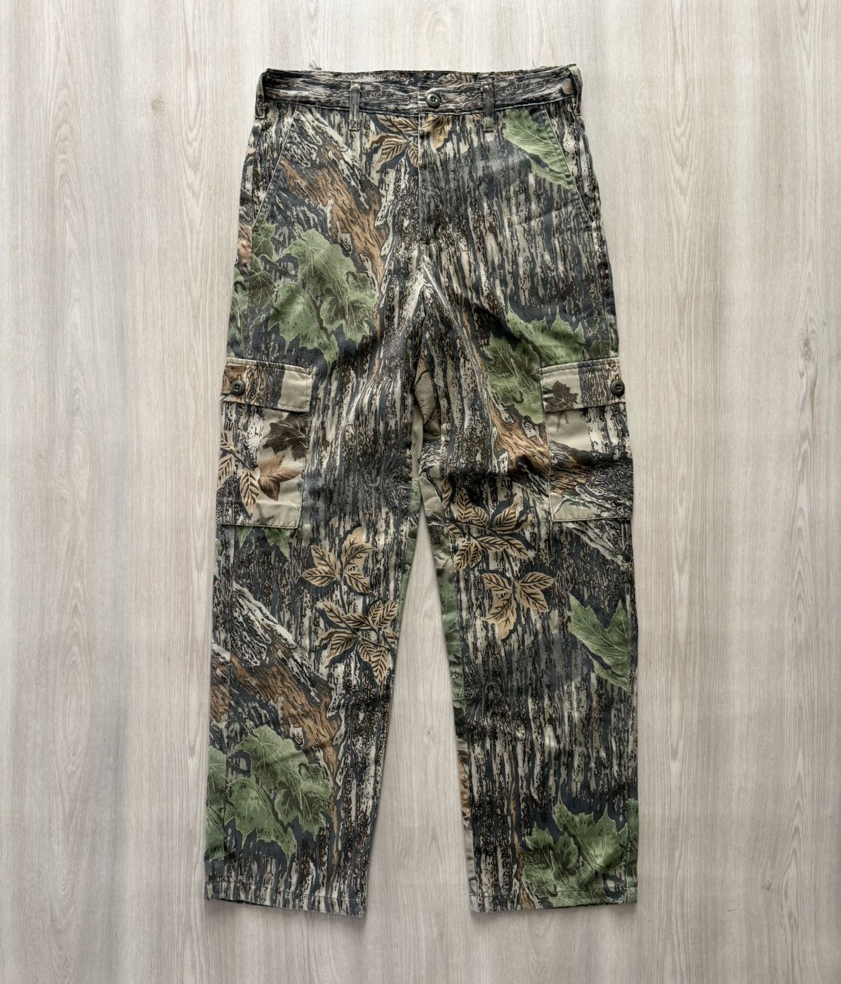 Realtree Vtg Custom Upcycled 90s Ranger Camo Cargo Pants USA Sz S Size US 32 / EU 48 - 1 Thumbnail