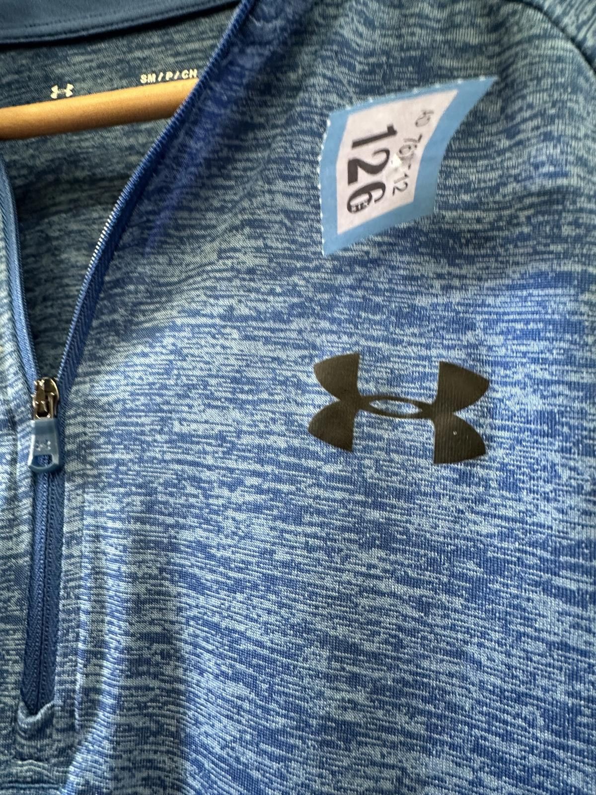 Under Armour Under Armour Men's Blue 1/4 Zip Activewear Pullover Size S Size ONE SIZE - 2 Thumbnail