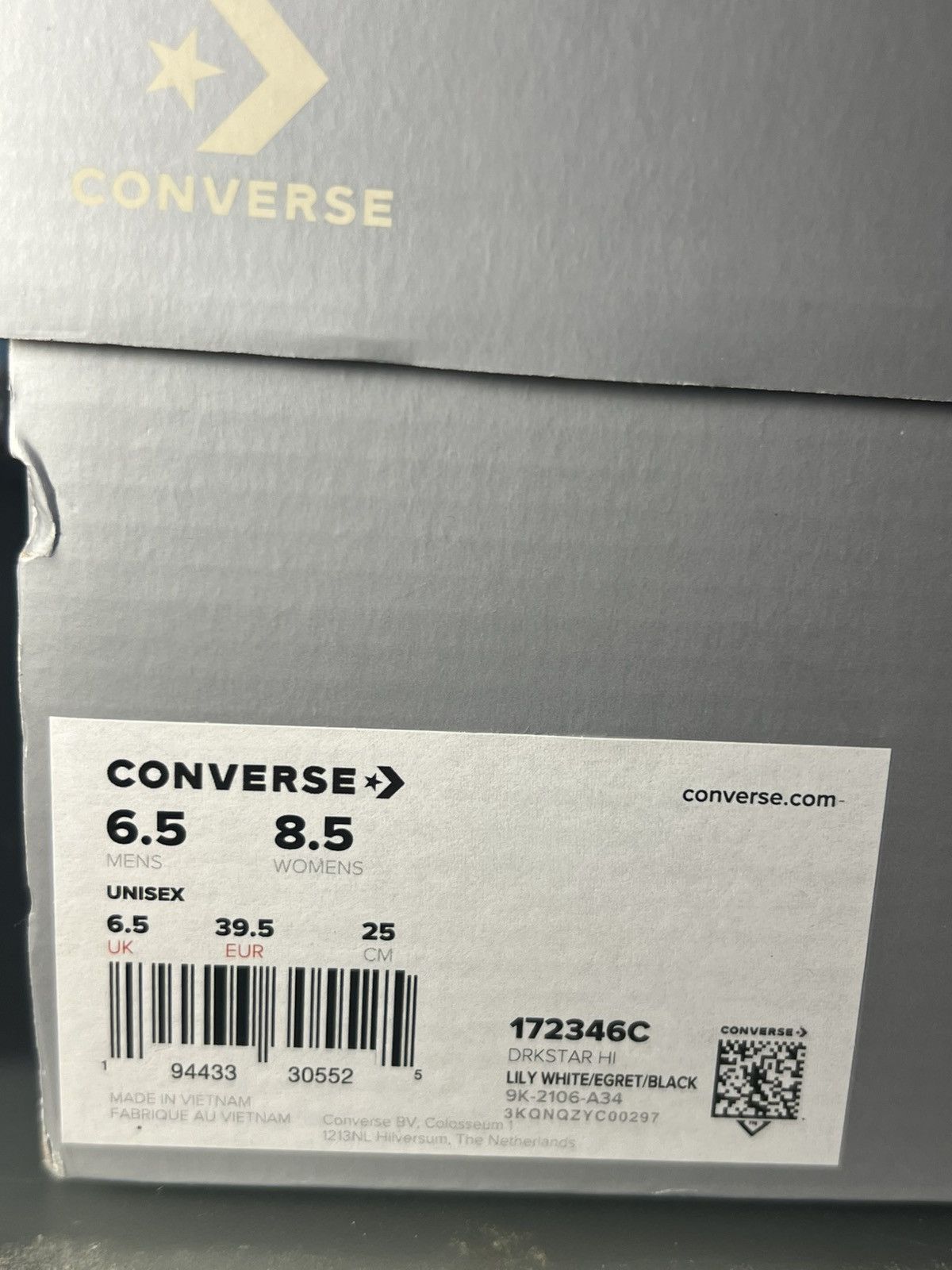 Rick Owens Rick Owens x Converse Drkstar High top Size 6.5 Size US 6.5 / EU 39-40 - 5 Thumbnail