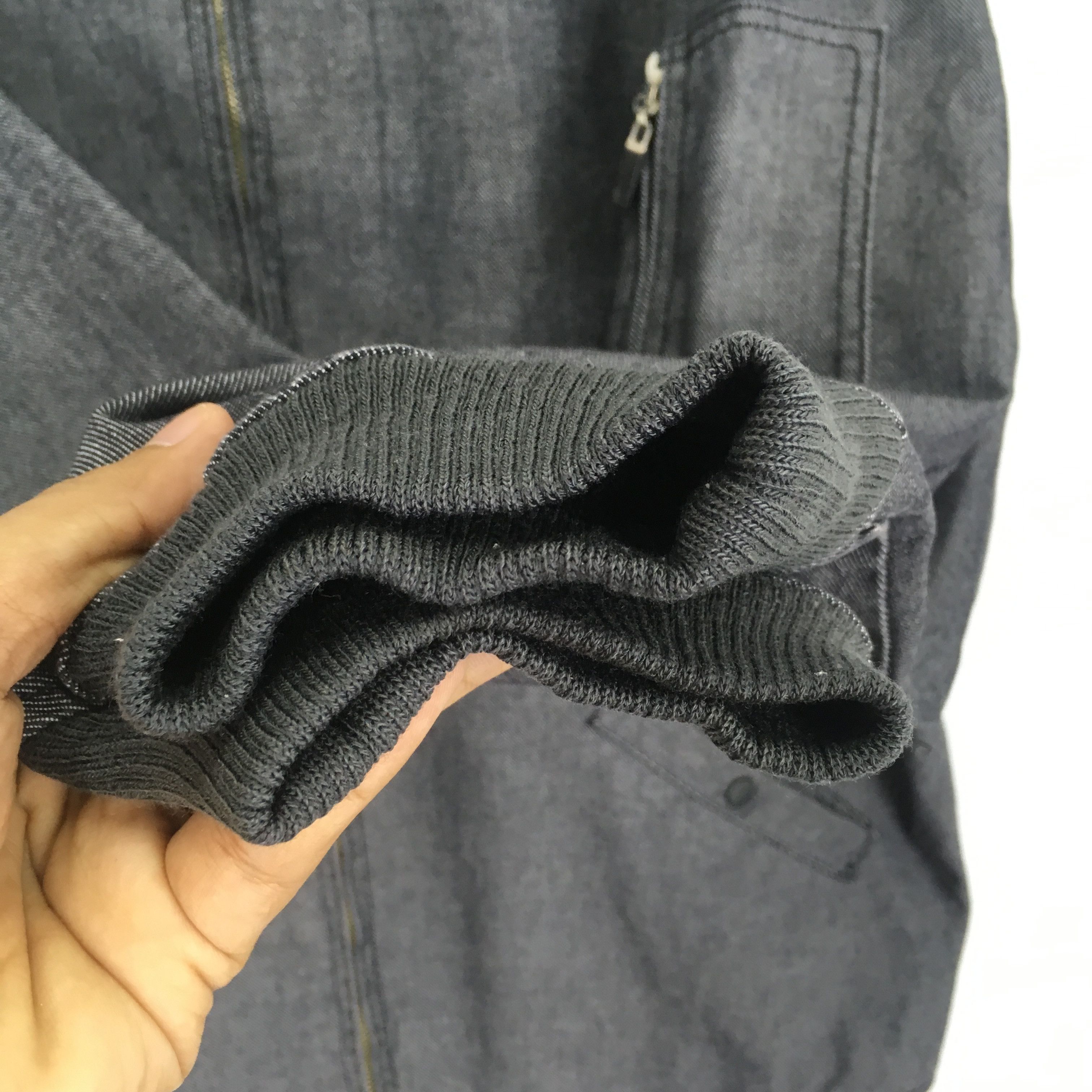 Number (N)ine Number (N)ine Japanese Black Denim Jeans Jacket Size US L / EU 52-54 / 3 - 9 Thumbnail