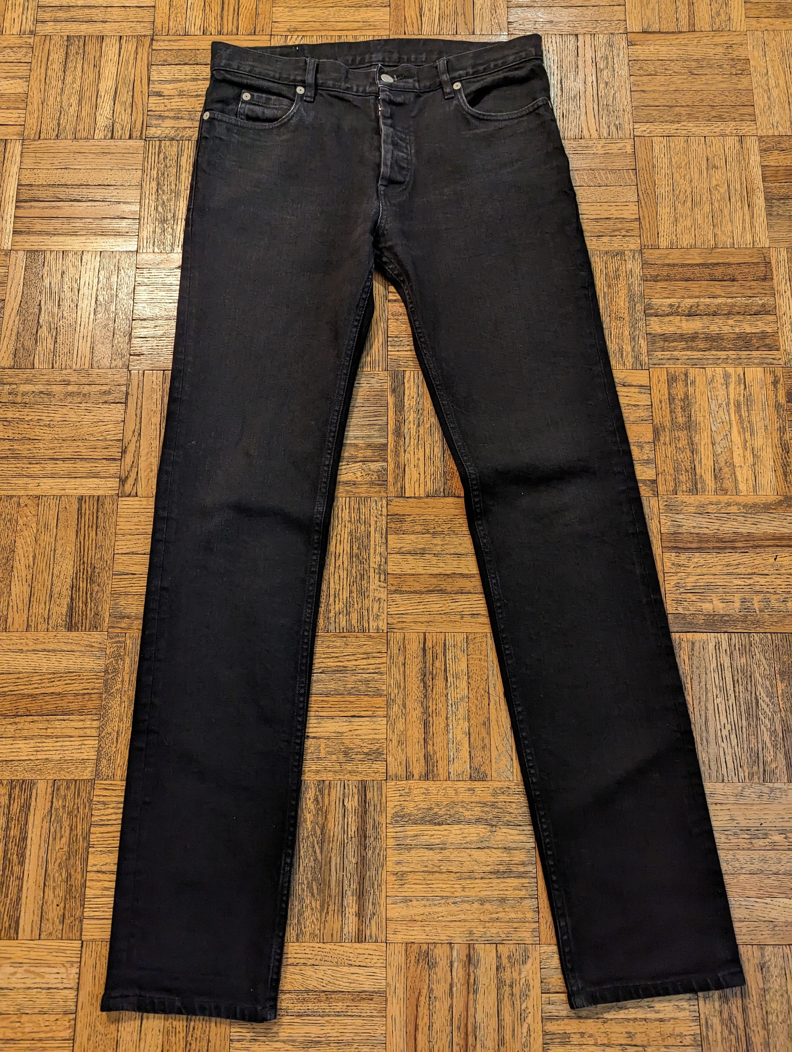 image of Maison Margiela Jeans, Made In Italy in Black, Men's (Size 32)