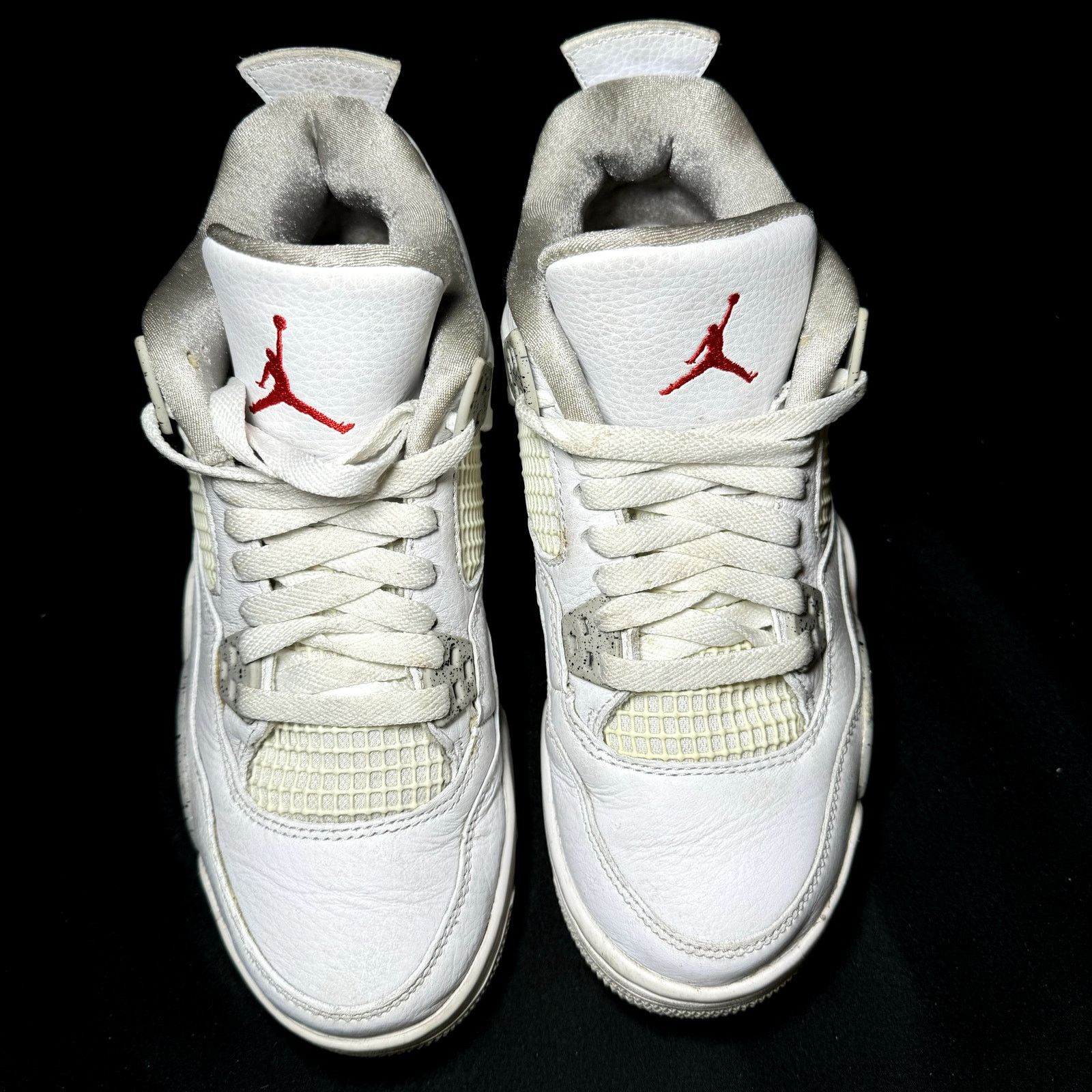 Jordan Brand × Nike Size 6 - Nike Air Jordan 4 Retro GS White Oreo Men's Shoes Size US 6 / EU 39 - 4 Thumbnail