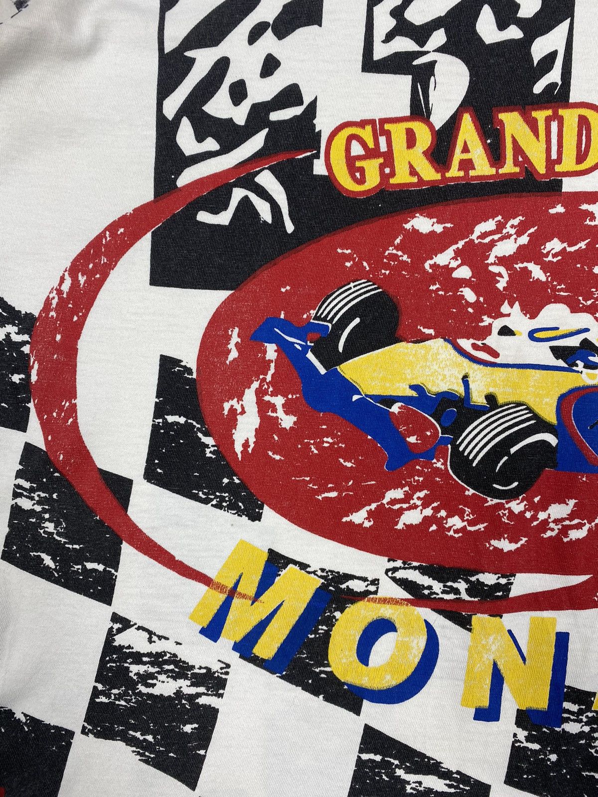 Vintage Vintage 90s Monaco Grand Prix AOP Racing Tee Size US XL / EU 56 / 4 - 7 Thumbnail