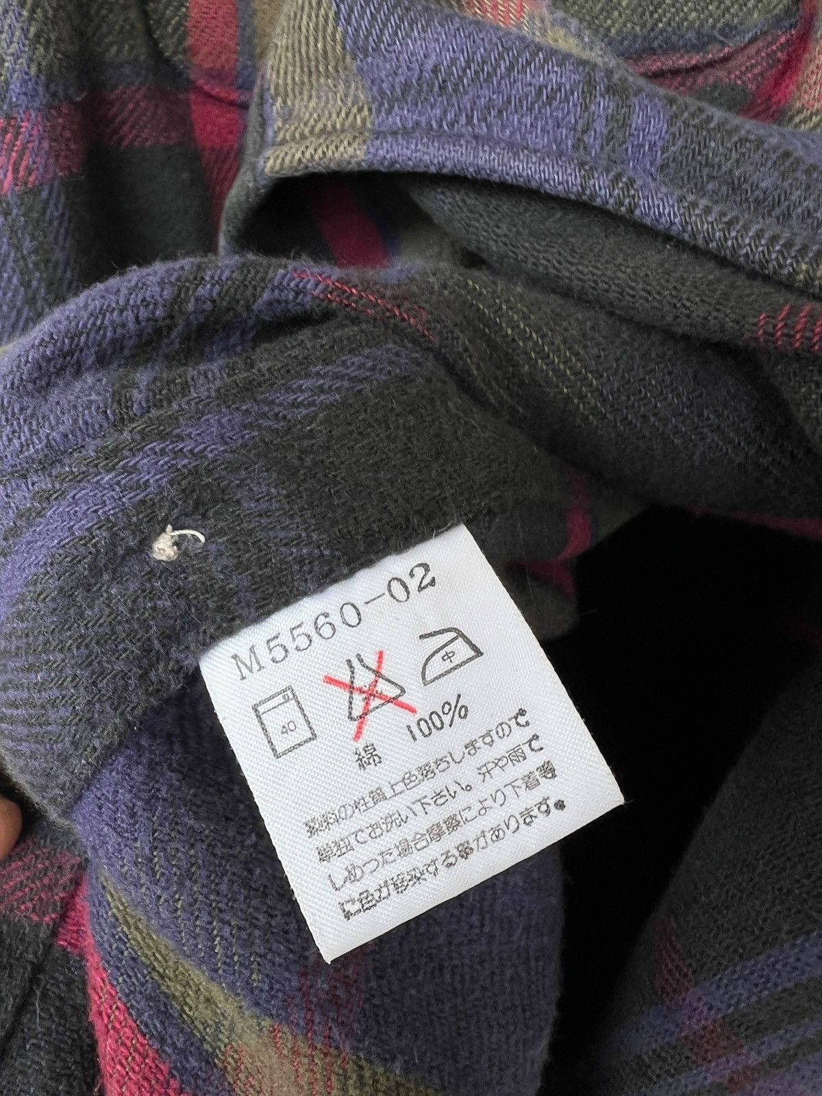 Wrangler Vintage 90s Wrangler Checkered Purple Flannel Shirt Size US L / EU 52-54 / 3 - 5 Thumbnail