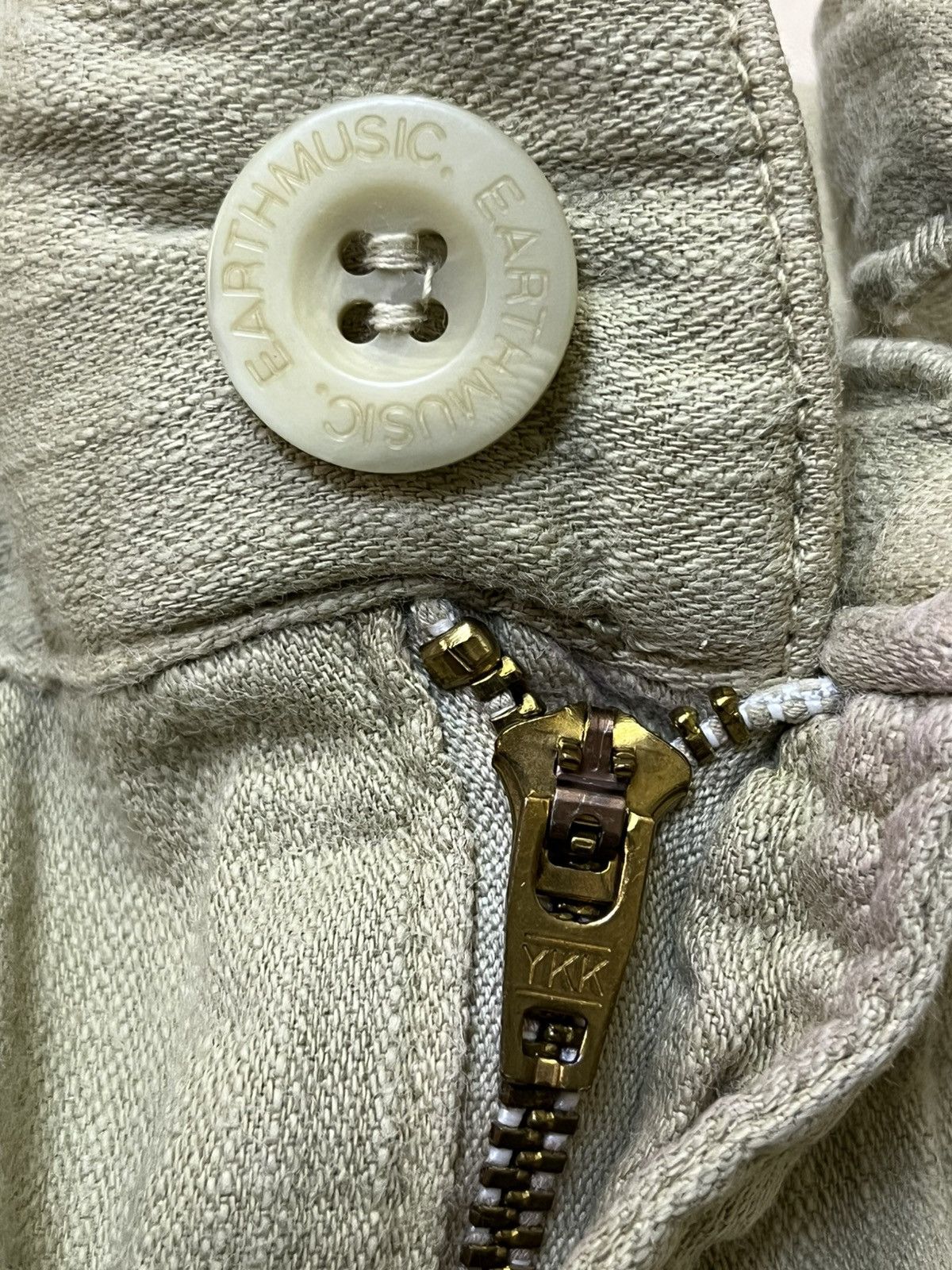 Japanese Brand Japanese cult EARTH MUSIC with silk patchwork cargo pants Size US 31 - 15 Thumbnail