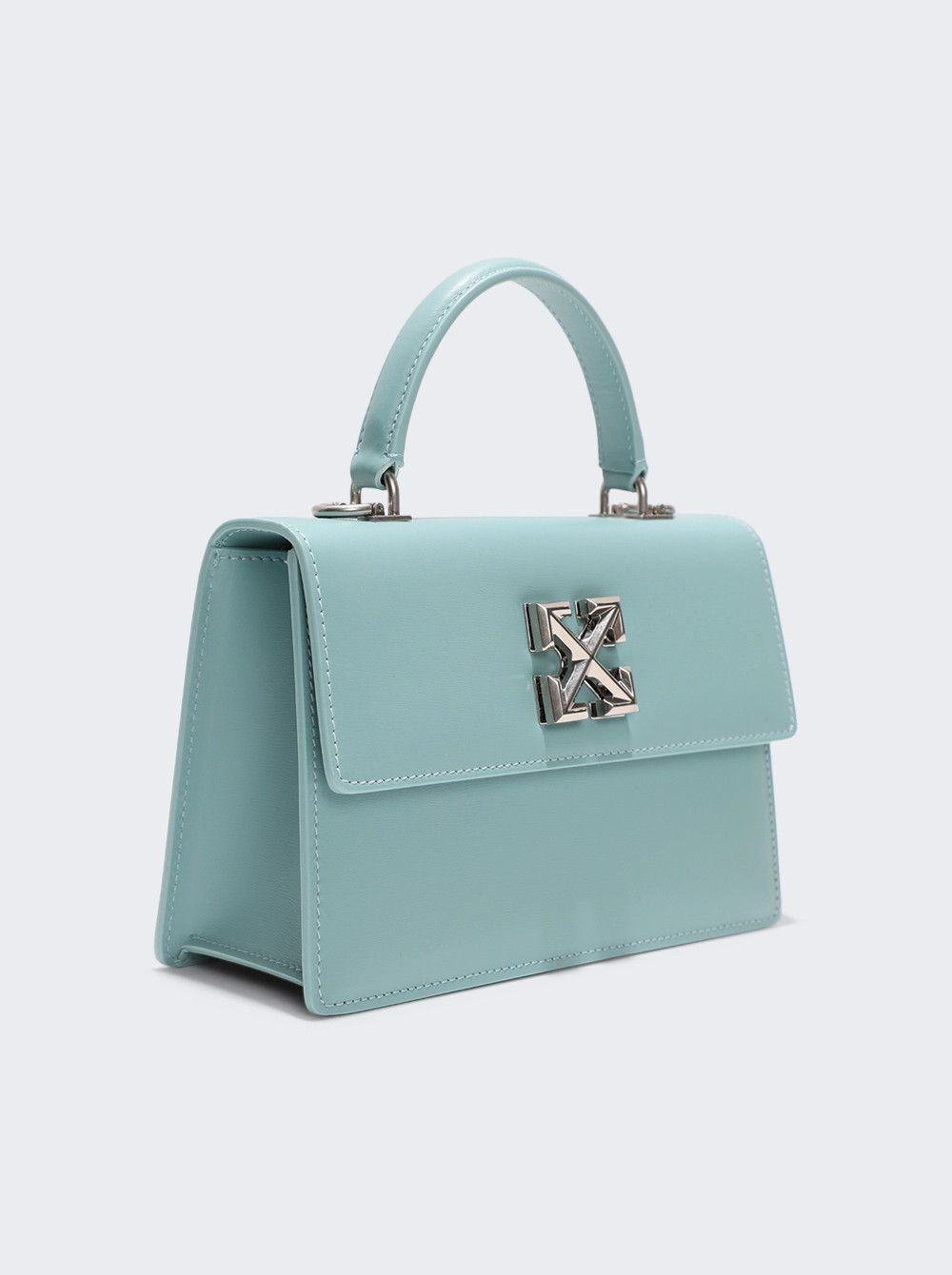 Off-White o1gr1nt0325 Size: OS / Jitney 1.4 Top Handle Bag Light Blue Size ONE SIZE - 2 Thumbnail