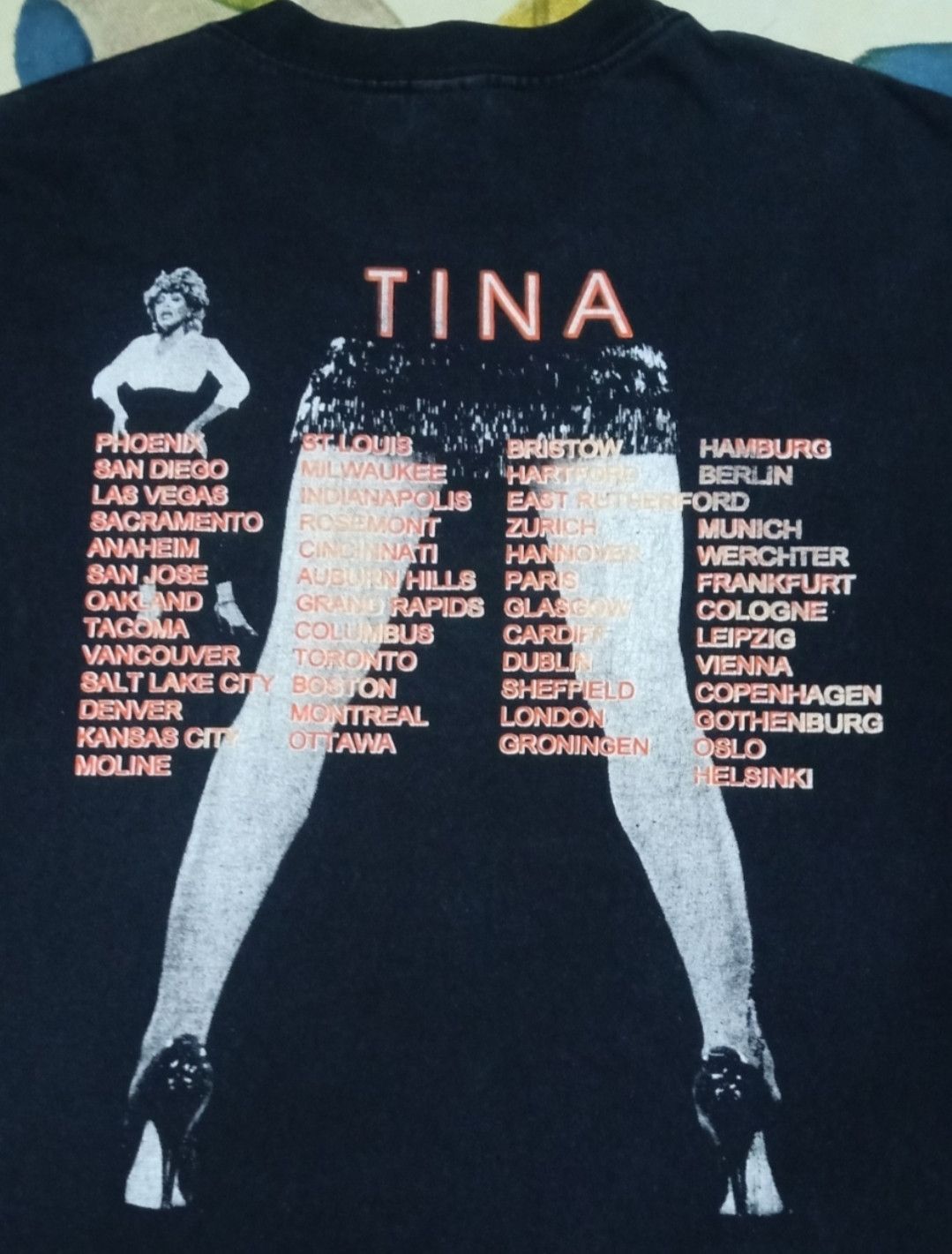 Band Tees Vintage Tina Turner Twenty Four Seven Tour T-shirt Size US XL / EU 56 / 4 - 14 Thumbnail