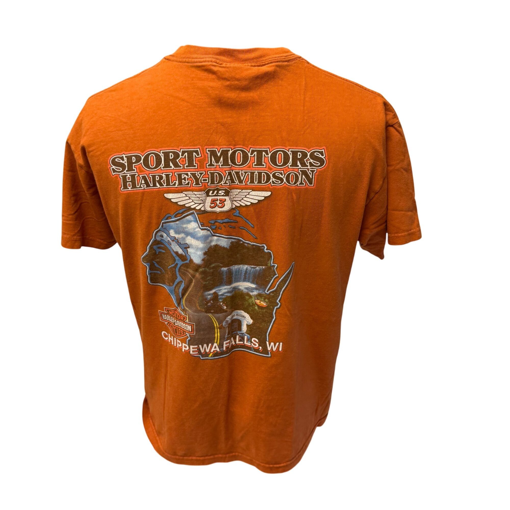 Harley Davidson Harley Davidson CHIPPEWA FALLS WI Chief Indian Motorcycle T Size US XL / EU 56 / 4 - 4 Thumbnail