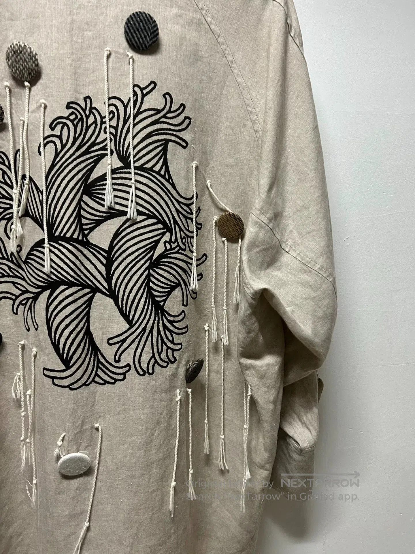 Christopher Nemeth Ne Rope Knot Linen Shirt. Size US S / EU 44-46 / 1 - 5 Thumbnail