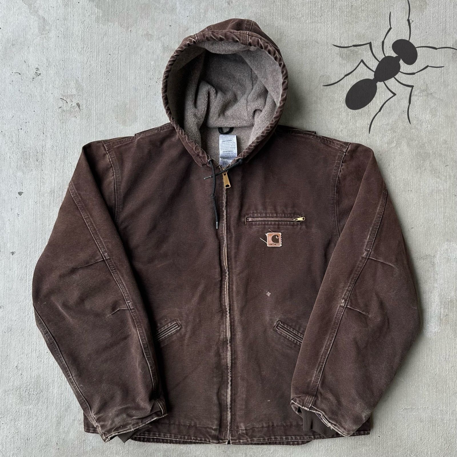 Carhartt × Vintage Vintage Y2K Carhartt J130 DKB brown work