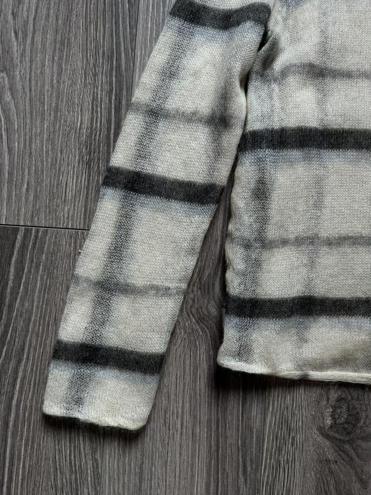 Brunello Cucinelli Brunello Cucinelli Mohair Cashmere blend Checkered Cardigan Size L / US 10 / IT 46 - 5 Thumbnail
