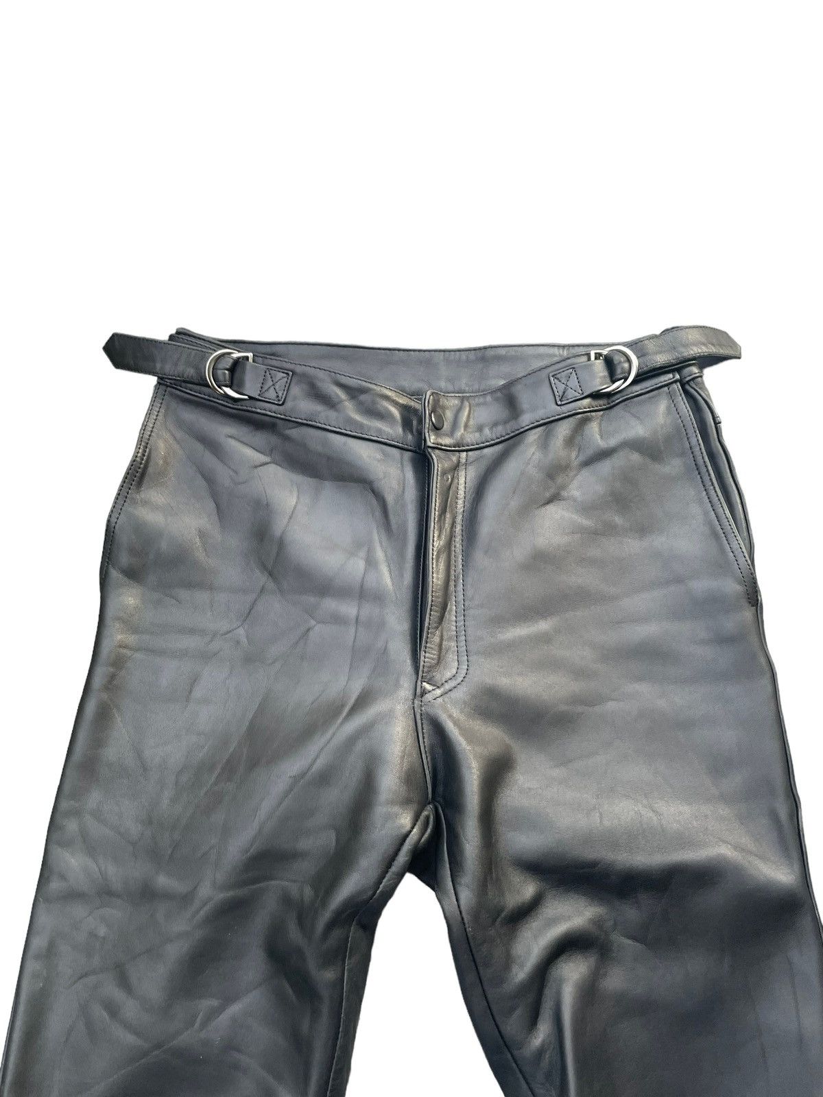 If Six Was Nine × Japanese Brand × Leather Vintage Nankai Leather Pant Size US 32 / EU 48 - 5 Thumbnail