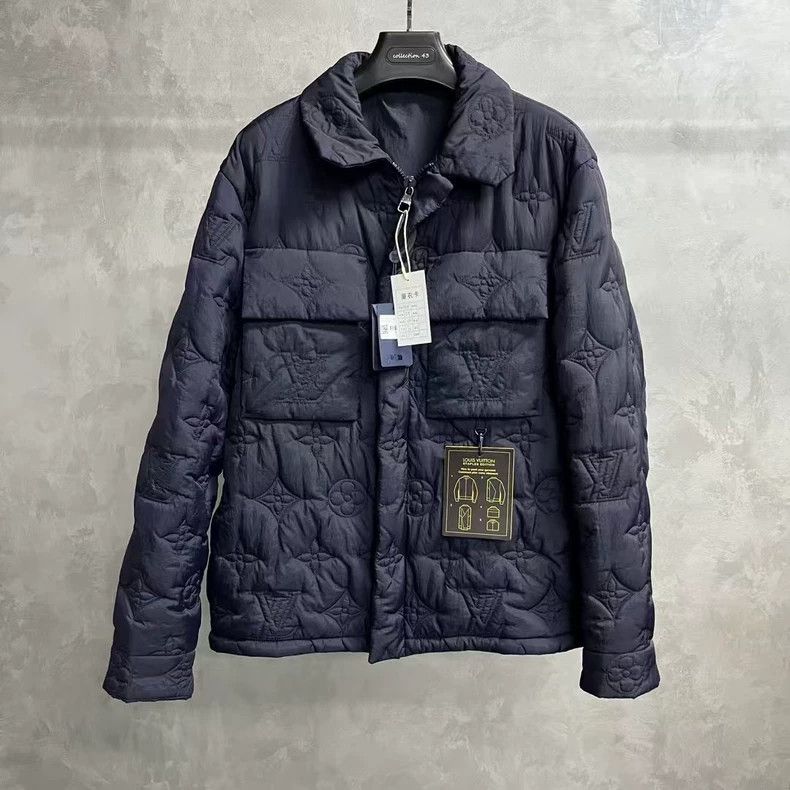 Louis Vuitton Louis Vuitton Blue Casual Comfortable Cotton Jacket with S Size US L / EU 52-54 / 3 - 1 Thumbnail