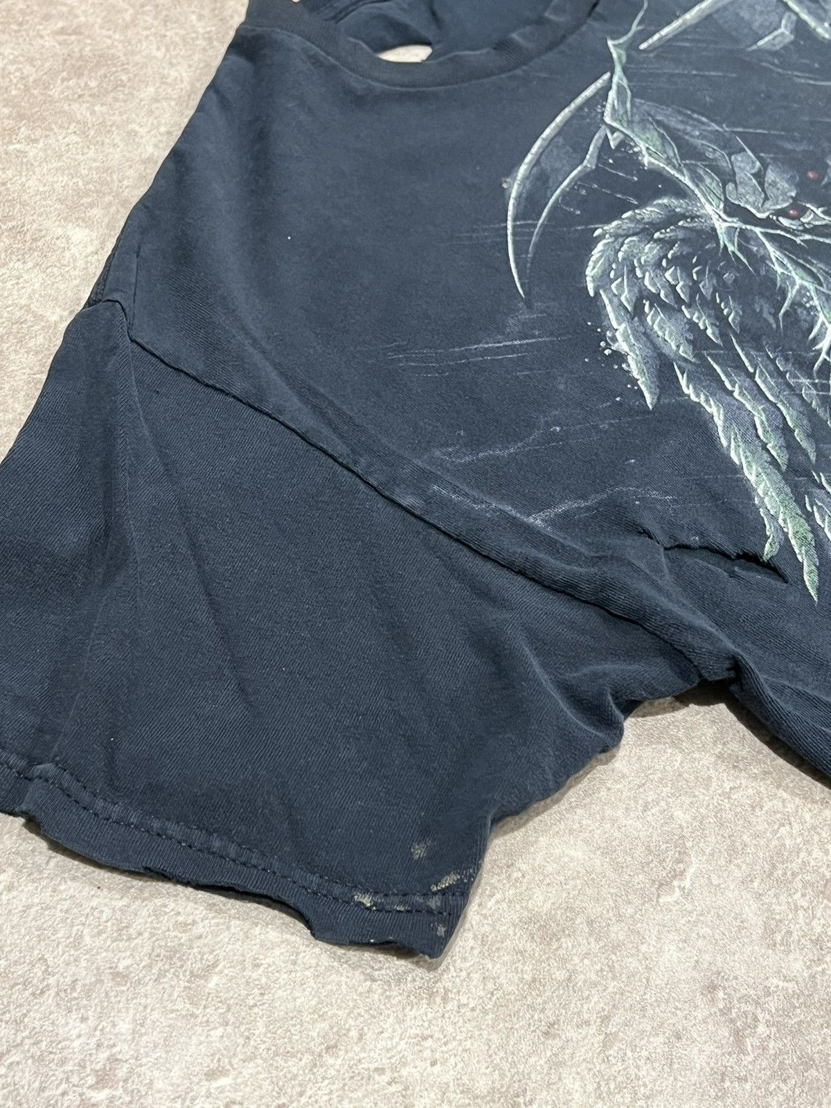 Vintage Sun Faded Thrashed Distressed Reaper Tee Size US XL / EU 56 / 4 - 6 Thumbnail