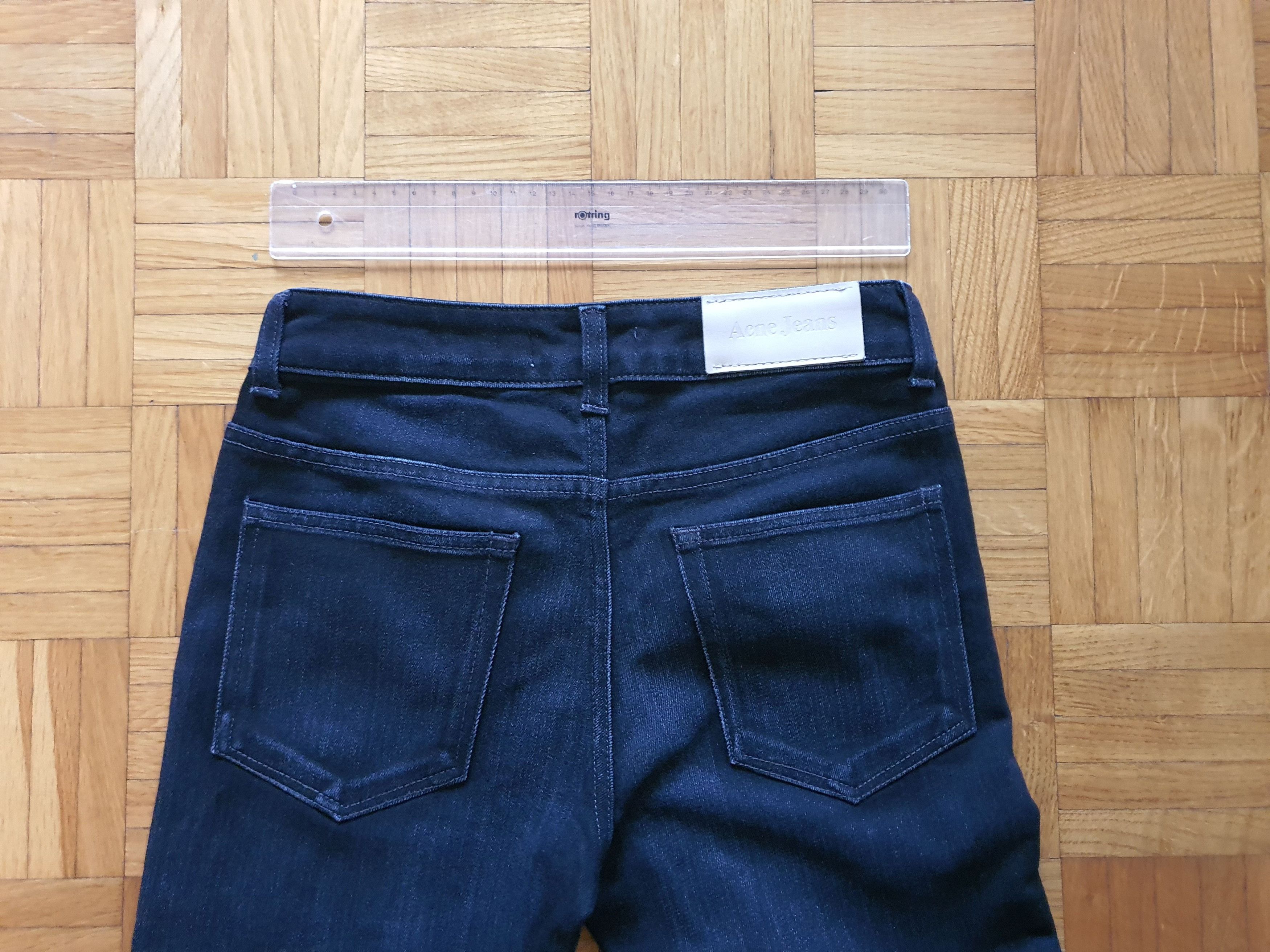 Acne Studios HEX TRIUMPH - Denim Jeans (Black) - Sz W26 L32 (26x32) Size 26" / US 2 / IT 38 - 8 Thumbnail
