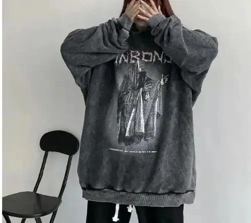 Japanese Brand × Vintage Aesthetic Vintage Dark Hoodie Size US L / EU 52-54 / 3 - 4 Thumbnail
