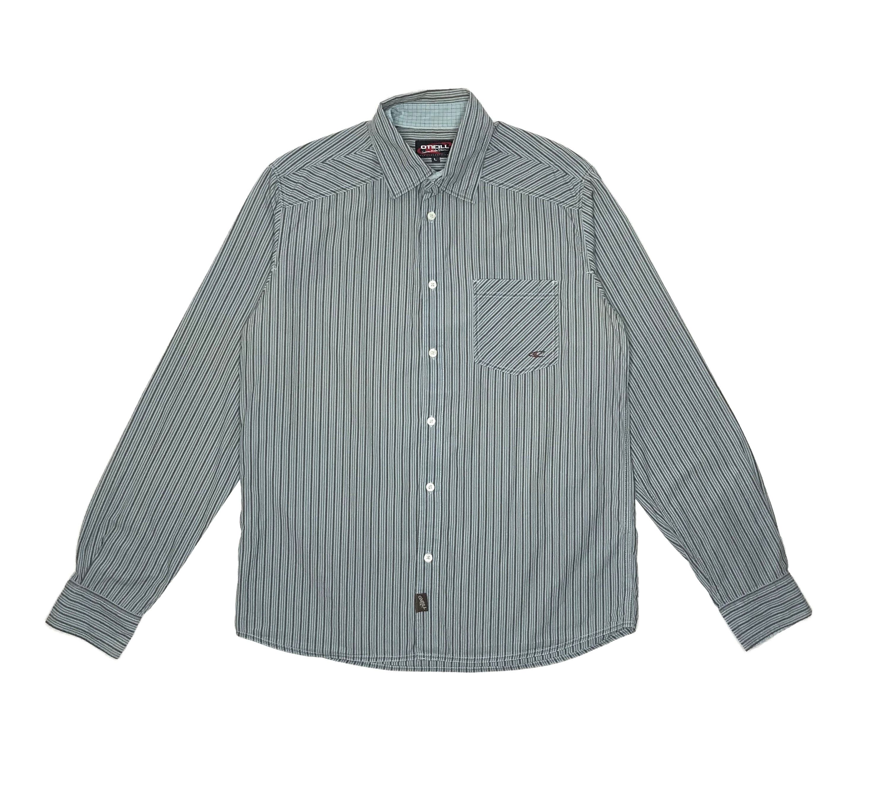 O'Neill O'Neill Mens Stripe Button Up Shirt Size L Size US L / EU 52-54 / 3 - 1 Thumbnail