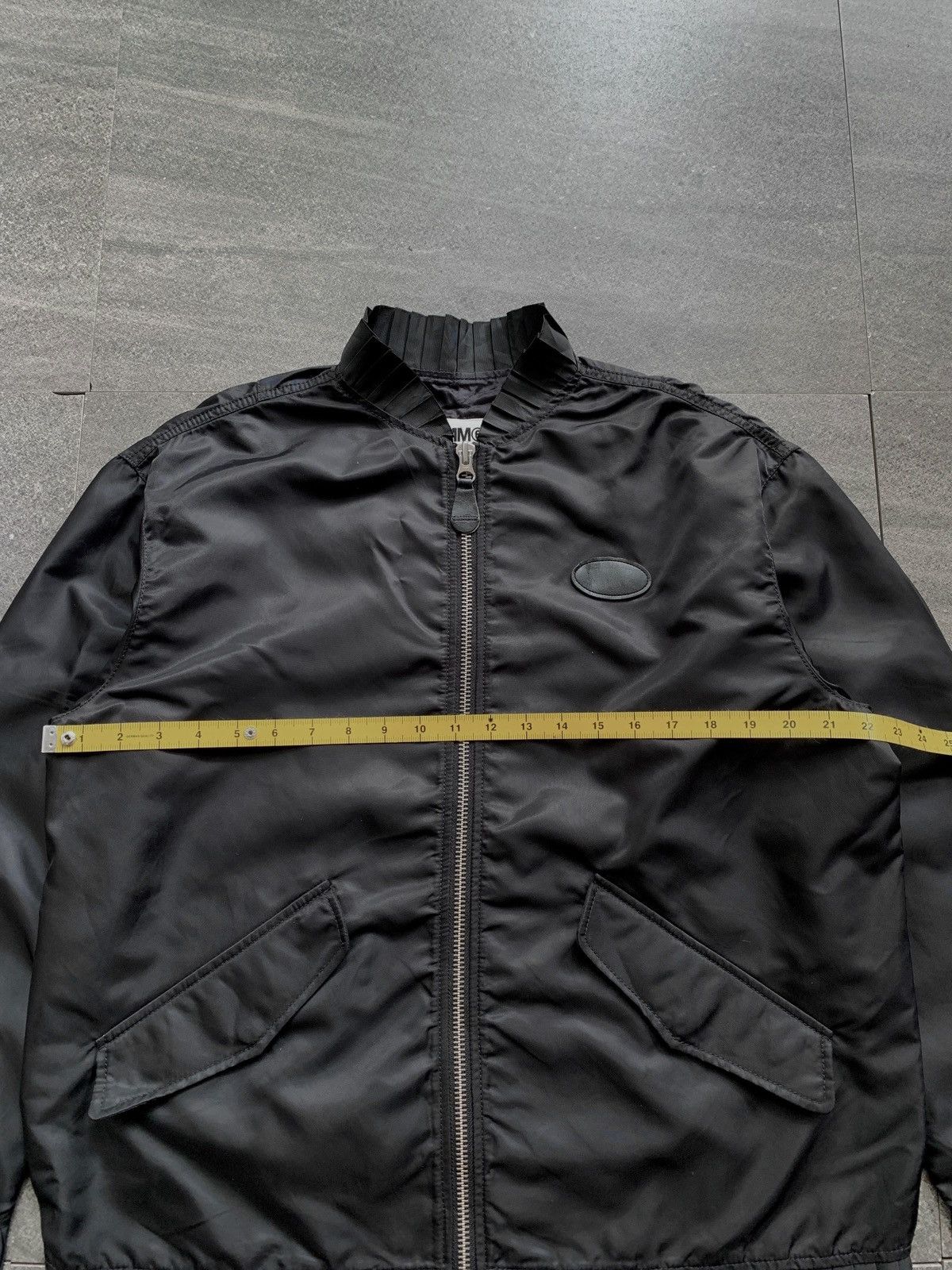 Maison Margiela FREE TAX! MM6 Oversized Pleated Nylon Bomber Jacket Size US M / EU 48-50 / 2 - 14 Thumbnail