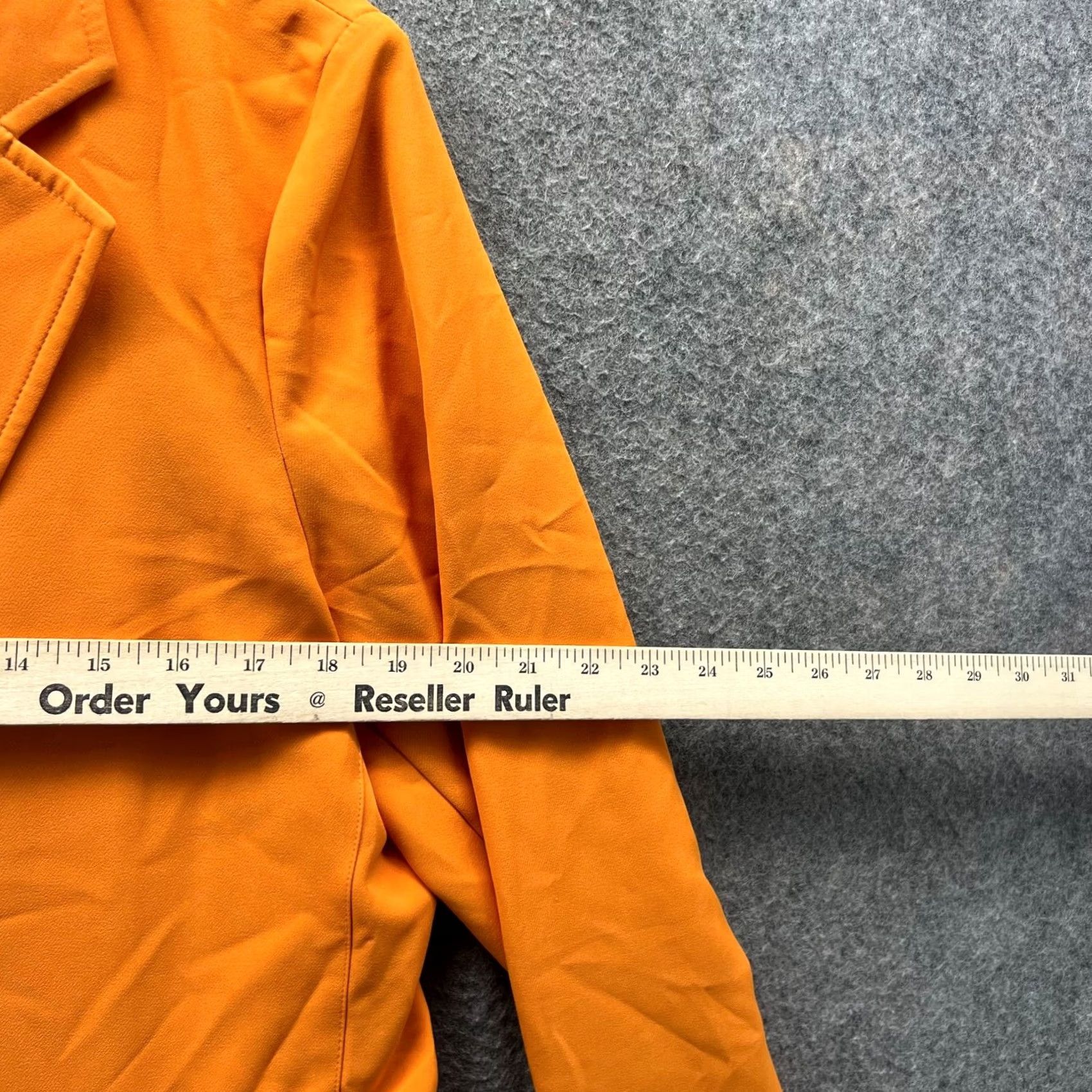 Karl Lagerfeld Karl Lagerfeld Womens Blazer Orange Sport Coat Long Sleeve Jacket Size M / US 6-8 / IT 42-44 - 3 Thumbnail