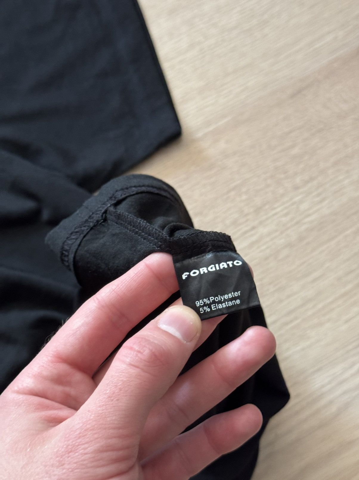 Japanese Brand Forgiato Italian Design Black Baggy Logo Archival T-Shirt Size US XL / EU 56 / 4 - 6 Thumbnail