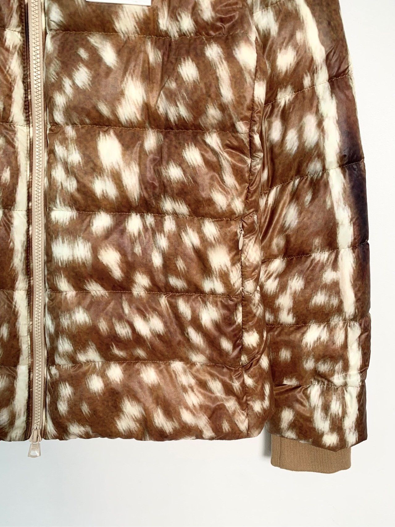 Burberry Burberry Logo Deer Print Stand Collar Zipper Down Jacket Size L / US 10 / IT 46 - 4 Thumbnail