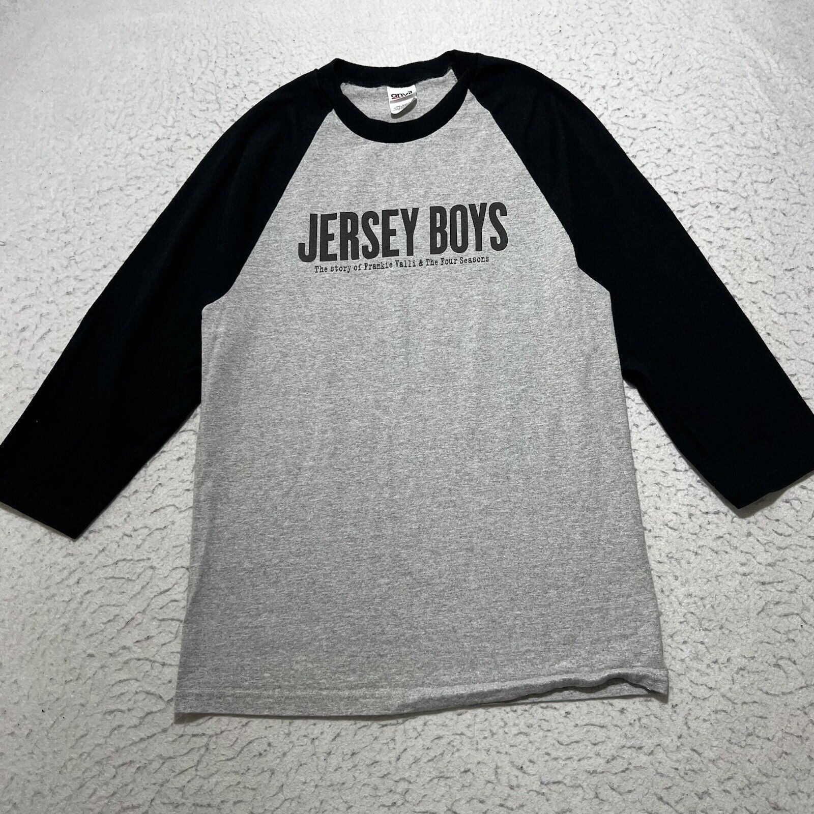 Anvil Vintage Jersey Boys Musical Movie 3/4 Sleeve Graphic T Shirt Size US S / EU 44-46 / 1 - 1 Thumbnail