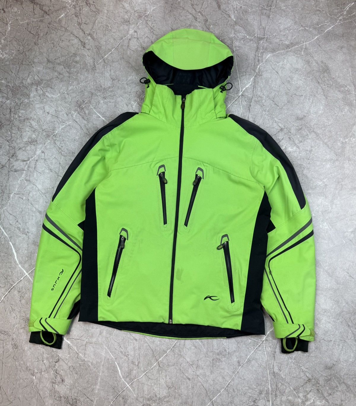 KJUS KJUS Primaloft Ski Green Jacket Hooded Waterproof Mens Sz M Size US M / EU 48-50 / 2 - 3 Thumbnail