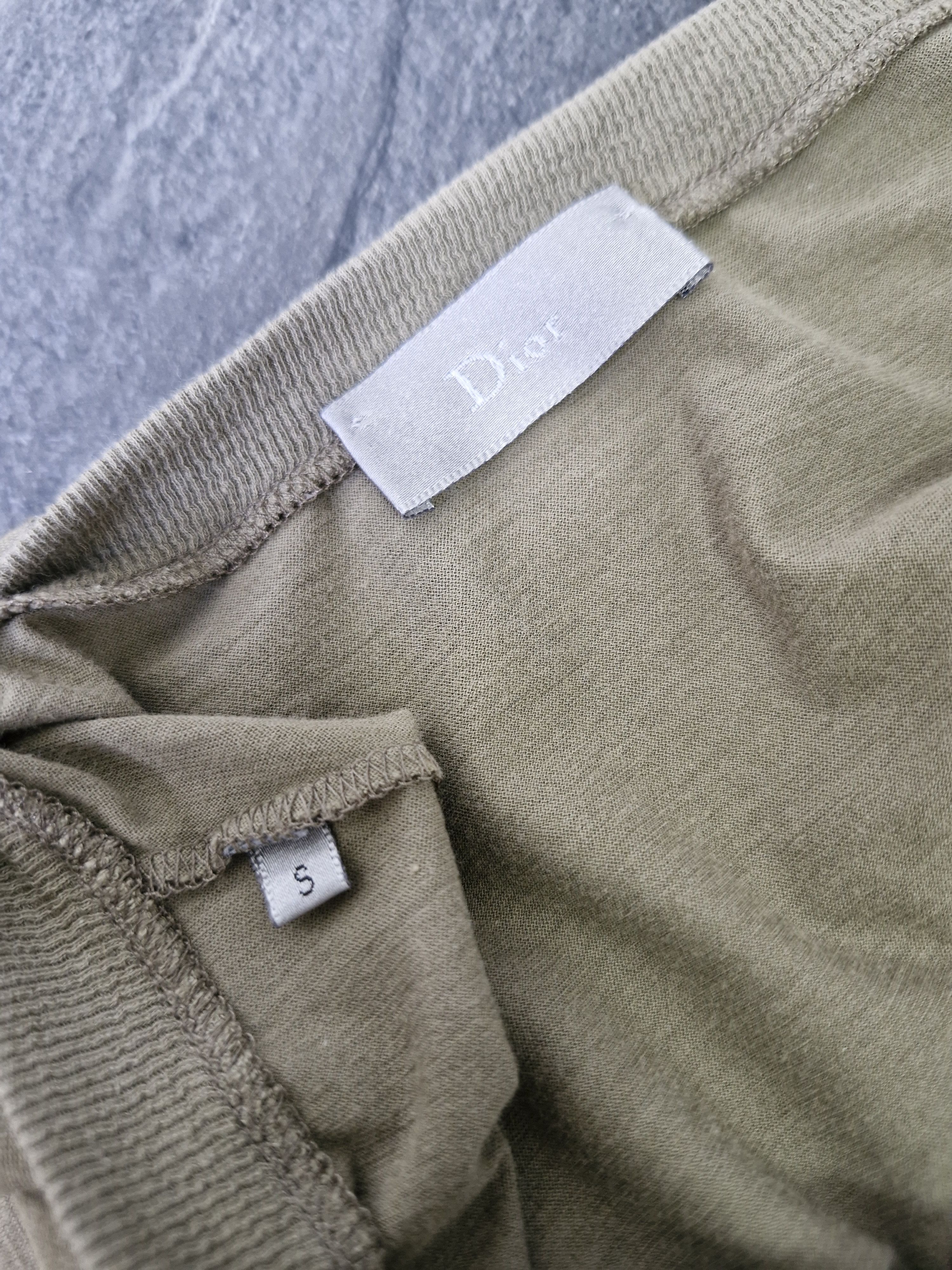 Dior SS06 Khaki Green Stripe T-shirt Size US S / EU 44-46 / 1 - 9 Thumbnail