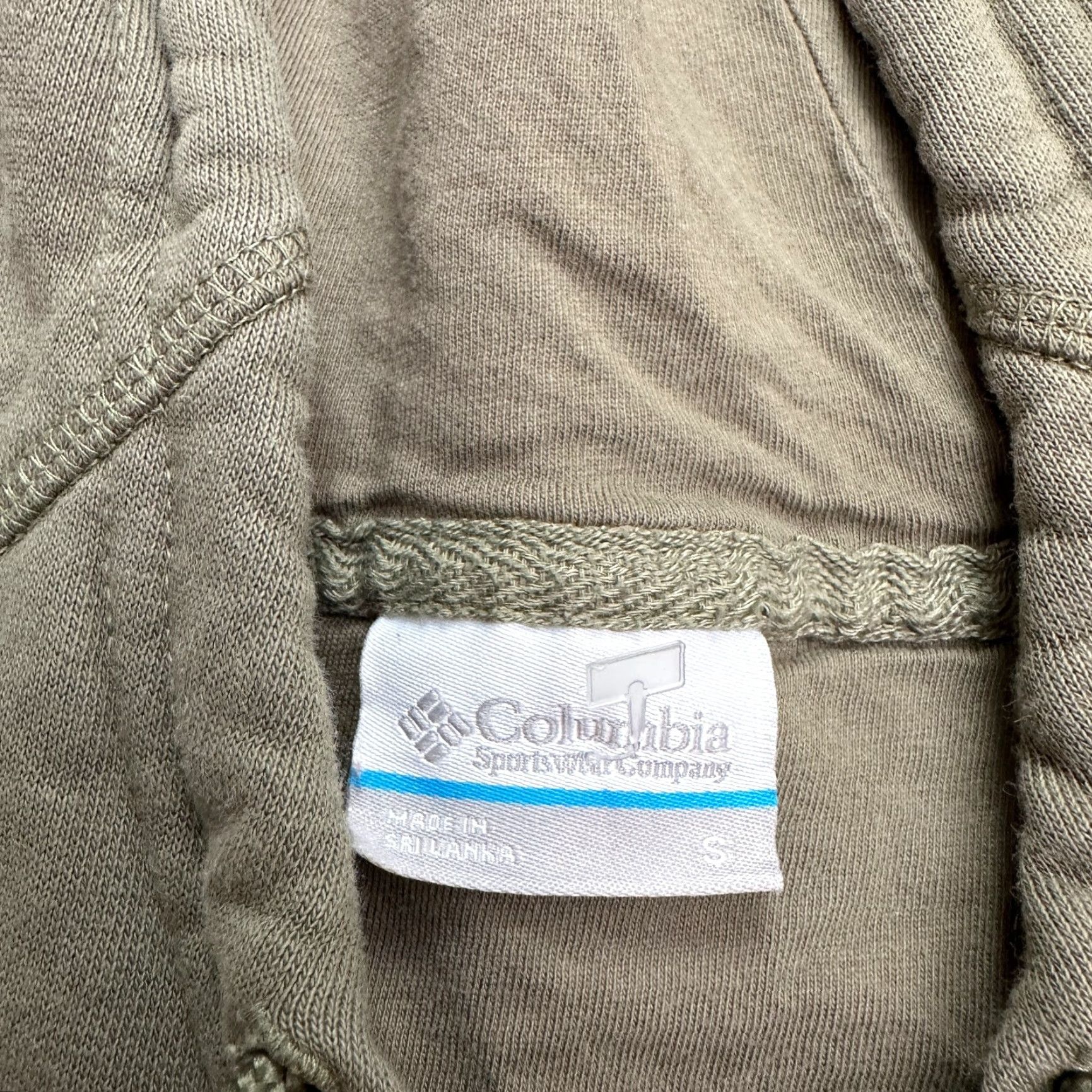 Vintage Columbia Hoodie Mens Small Green Fleece Drawstring Pullover Sweatshirt Size US S / EU 44-46 / 1 - 5 Thumbnail