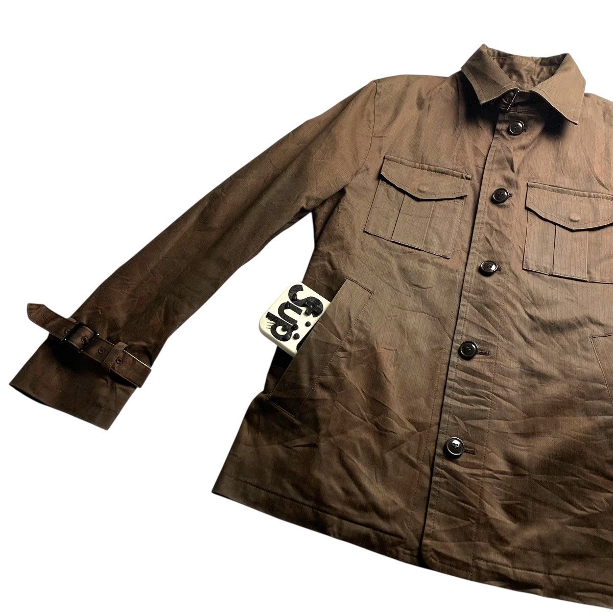 BIGI MENS BIGI BUTTON UP WAIST BUCKLE JACKET Size US M / EU 48-50 / 2 - 6 Thumbnail