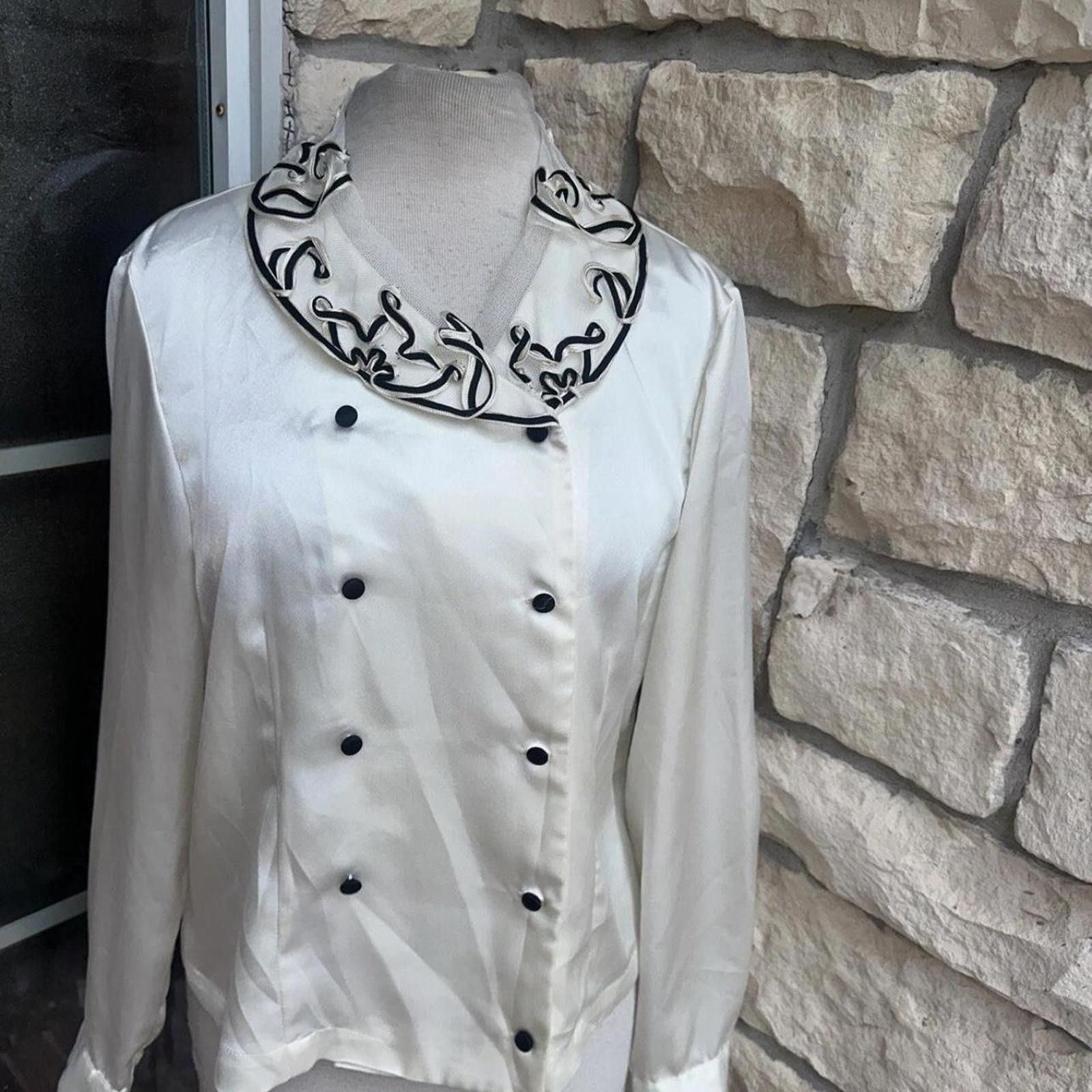 Other San Andre vintage 90s white blouse large Size M / US 6-8 / IT 42-44 - 1 Thumbnail