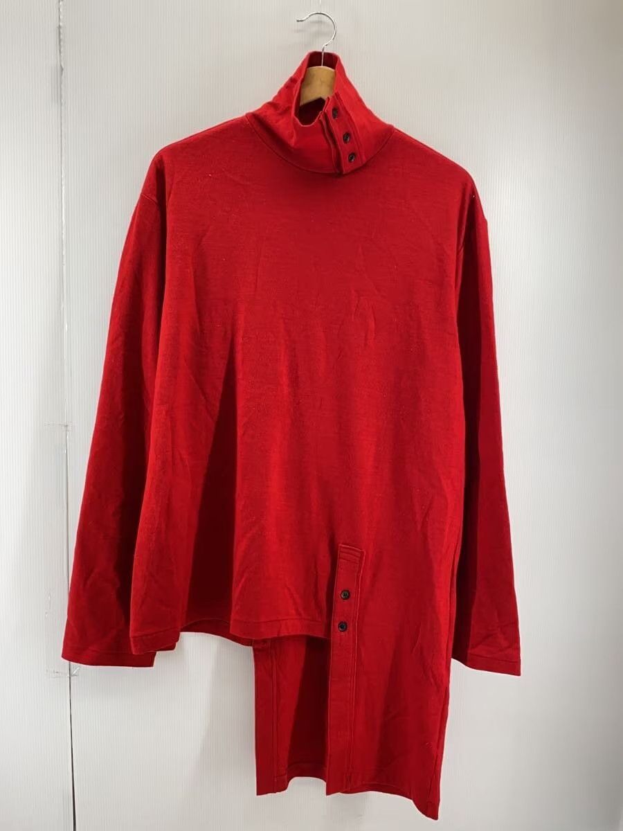 Yohji Yamamoto Asymmetrical Wool Knit Sweater Size US L / EU 52-54 / 3 - 1 Thumbnail