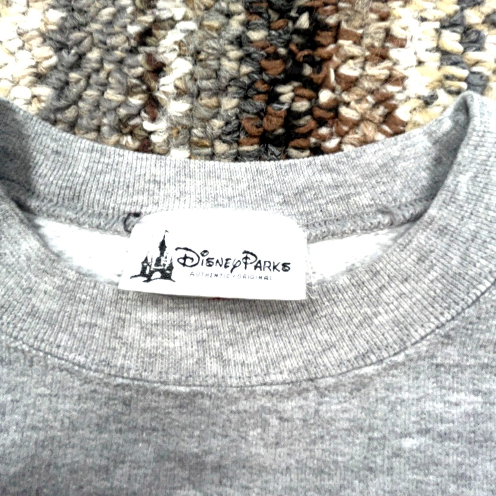 Disney Disney Sweatshirt Gray Crewneck Pullover Men Medium Fleece Mickey Mouse Cartoon Size US M / EU 48-50 / 2 - 3 Thumbnail