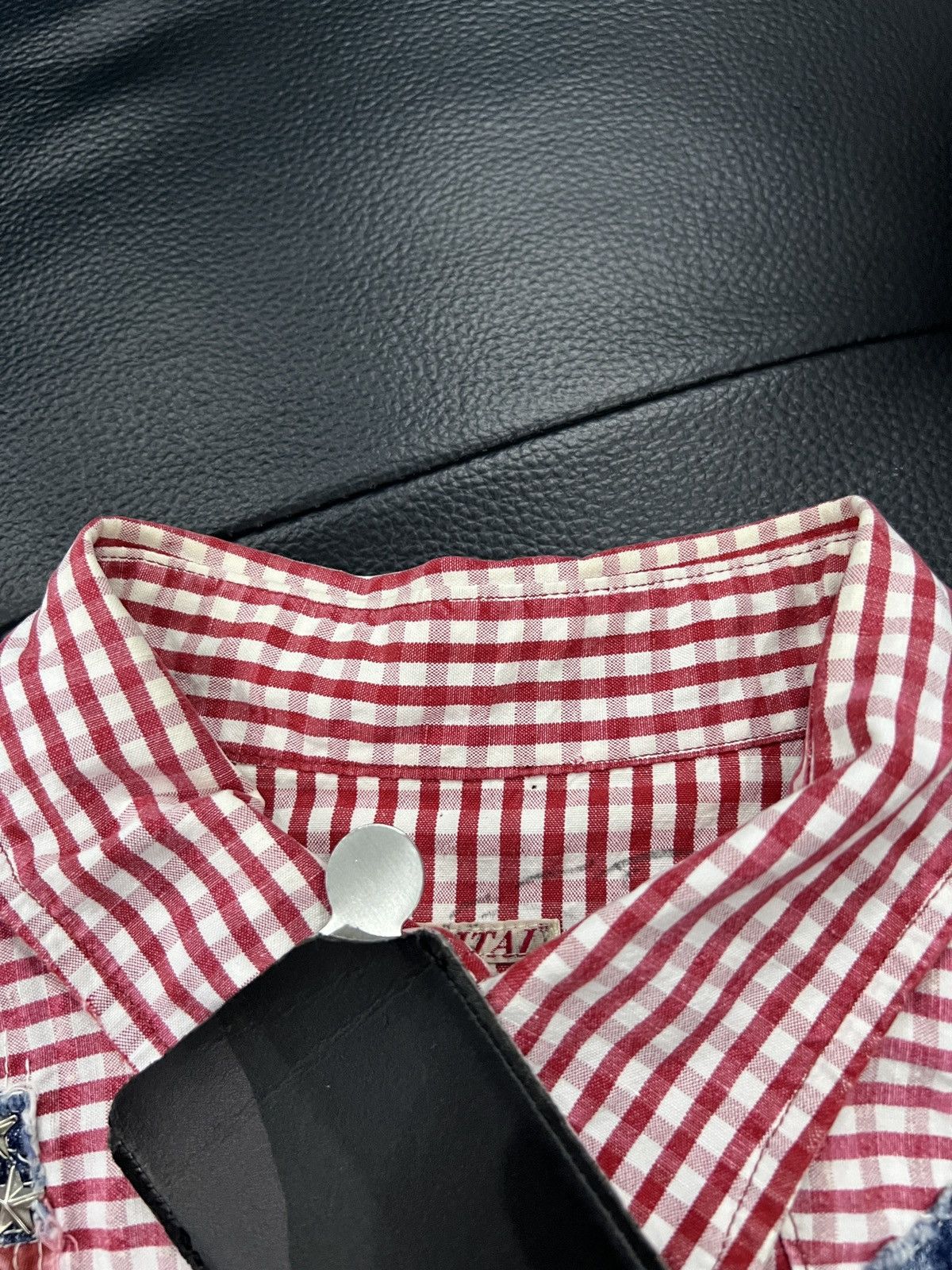 Kapital Kapital American Flag Motif Plaid Snap Shirt Size US L / EU 52-54 / 3 - 10 Thumbnail