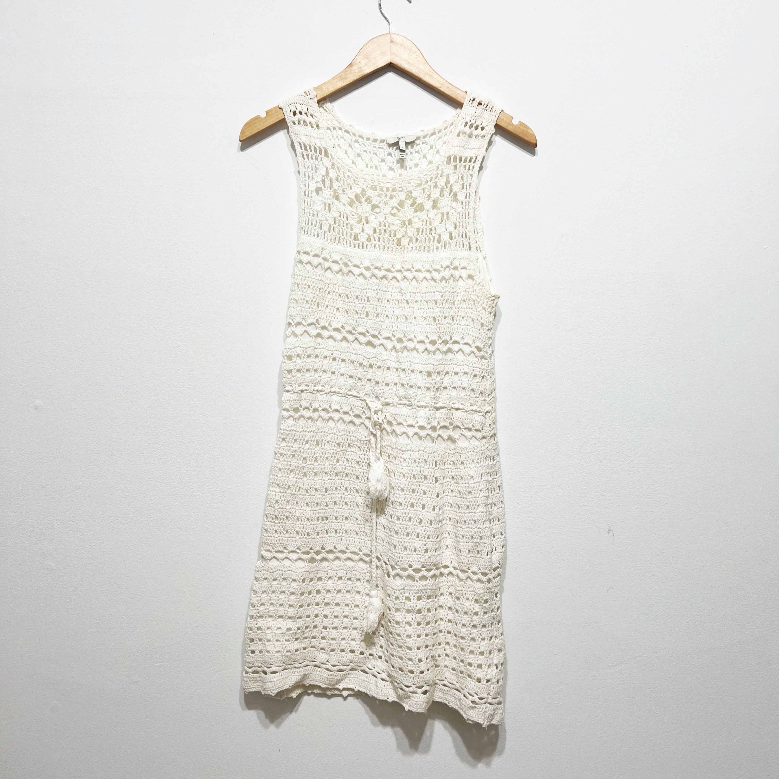 linen fish dress 1950s Fish Appliqué Linen Dress Set main image 0
