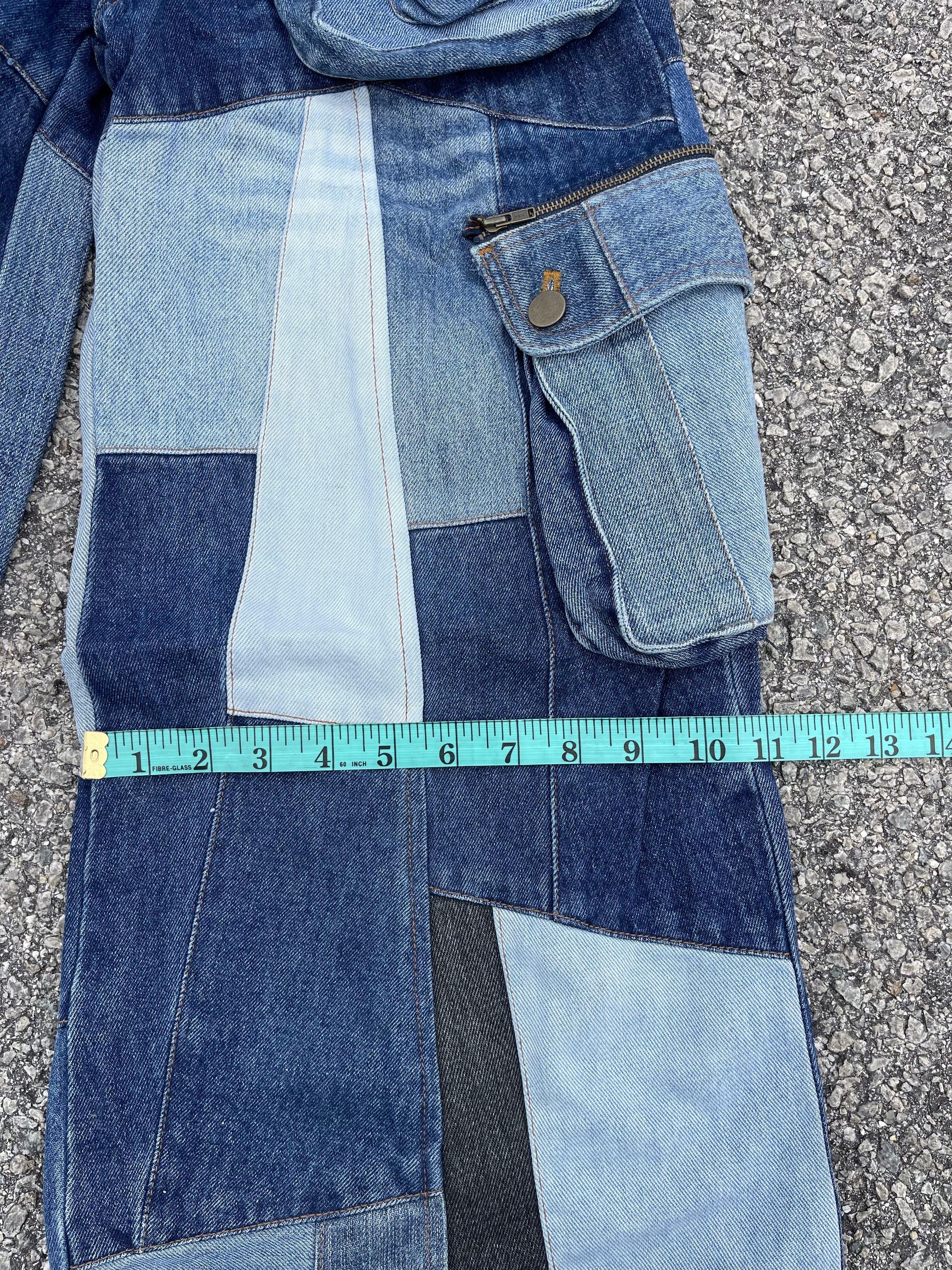 JNCO × Marc Ecko Baggy Patchwork Cargo Pocket Size US 31 - 12 Thumbnail