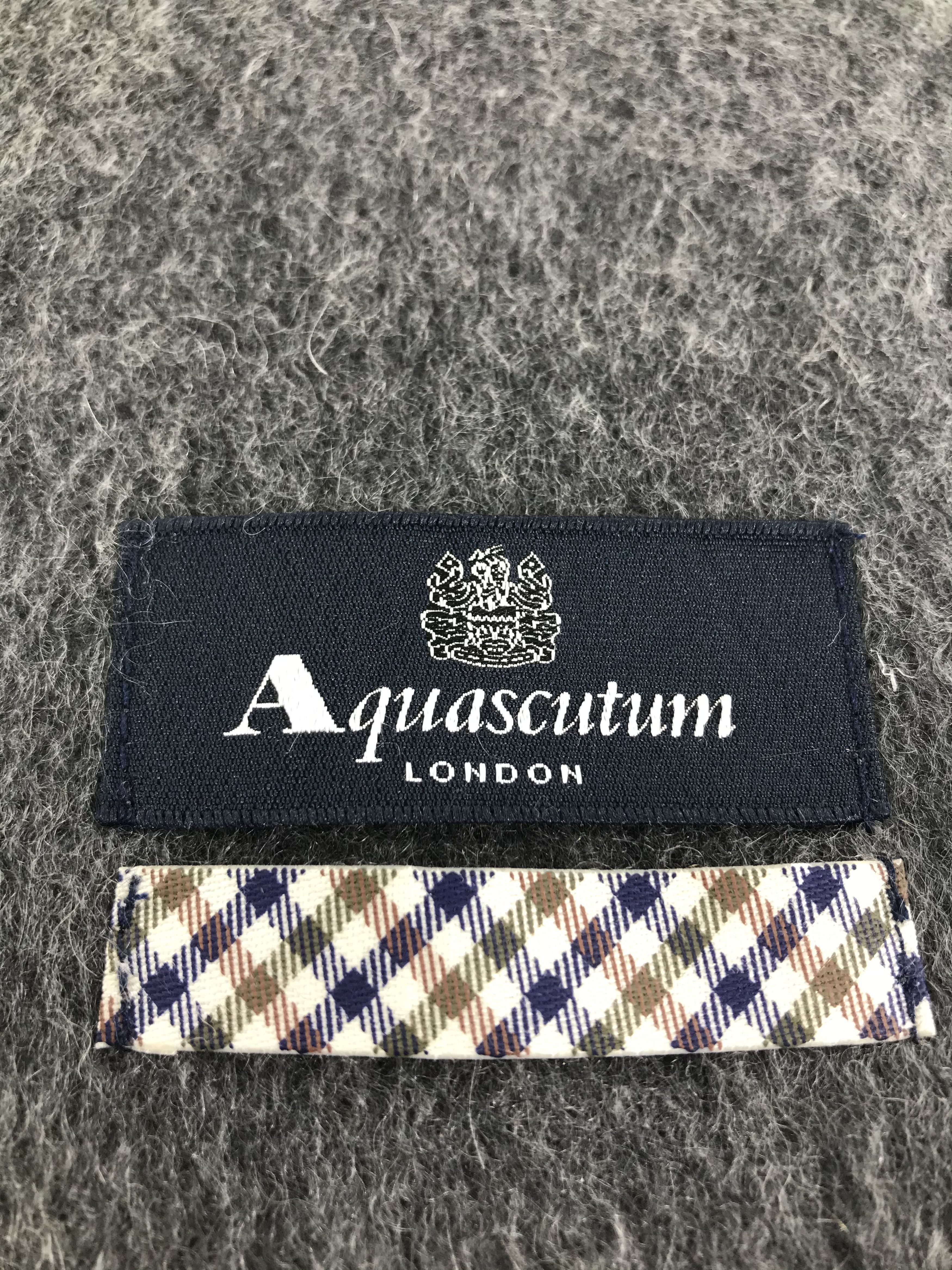 Aquascutum Aquascutum Cashmere Scarf Muffler V443 Size ONE SIZE - 4 Thumbnail