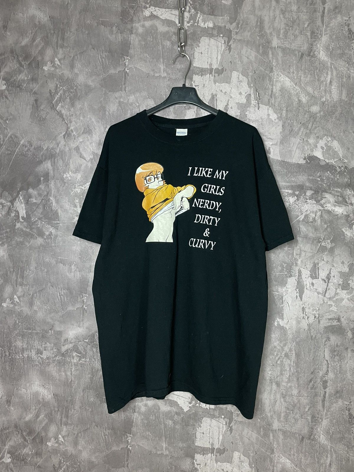Vintage Sexy Velma Dinkley Scooby-Doo T-shirt humor 18+ Size US L / EU 52-54 / 3 - 1 Thumbnail