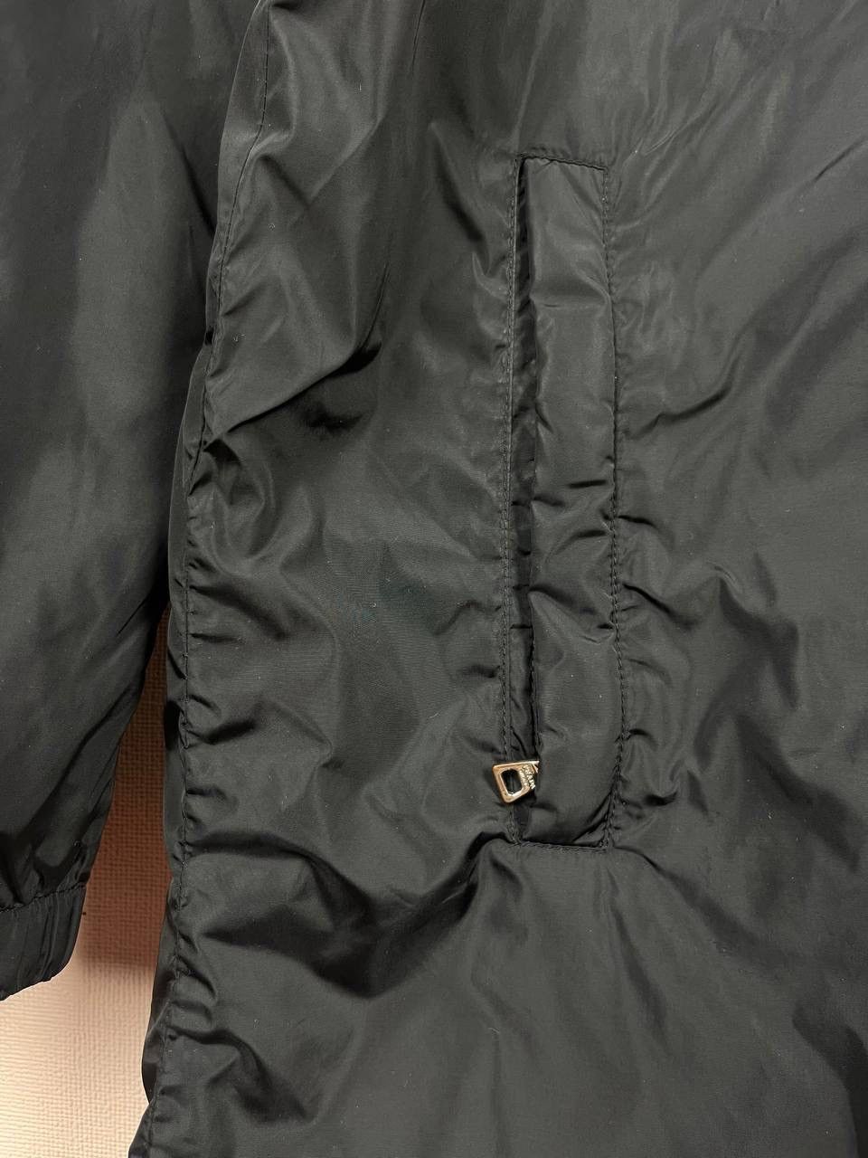 Prada PRADA Black Long Overcoat Men's Size 46 Zipper Logo Accent Size US S / EU 44-46 / 1 - 3 Thumbnail