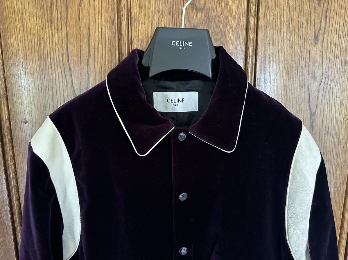 Celine Grail FW20 Celine purple velvet teddy jacket 46 Size US S / EU 44-46 / 1 - 12 Thumbnail