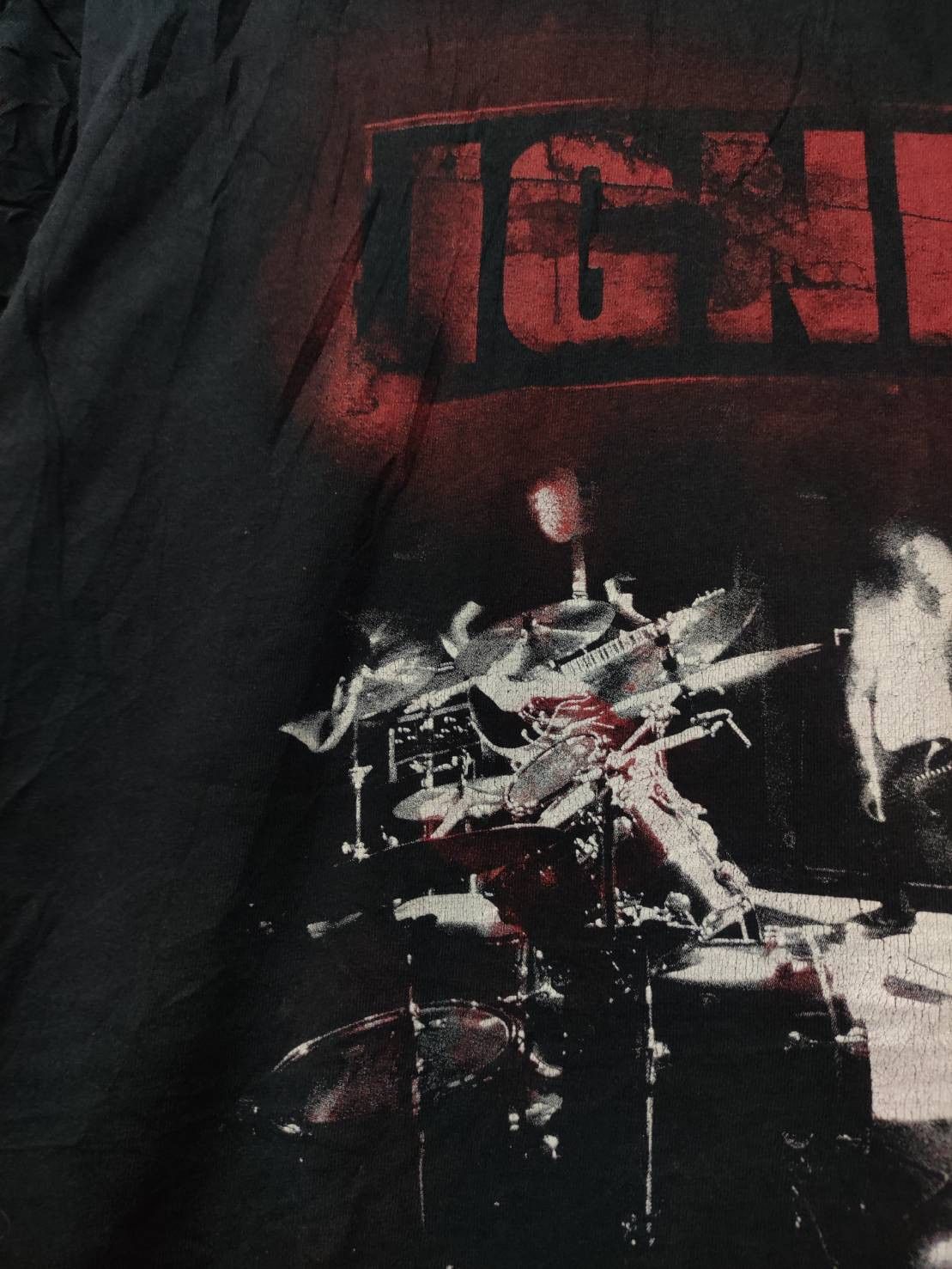 Vintage Vtg 00's Ignite Band " Our Darkest Days " Album Promo Size US L / EU 52-54 / 3 - 4 Thumbnail