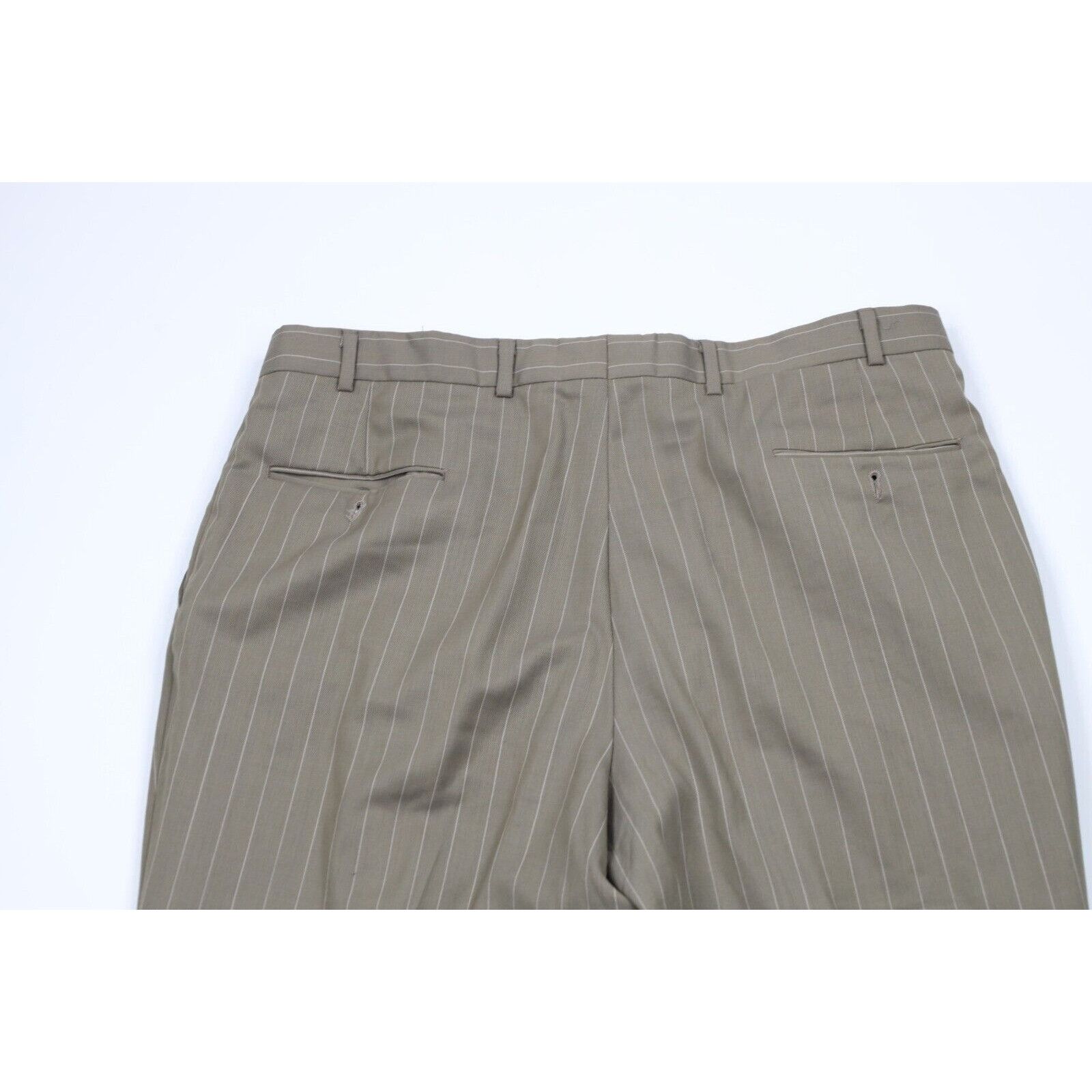 Vintage Vintage 70s Streetwear 2 Piece Pinstriped Suit Wedding Size 44R - 24 Thumbnail